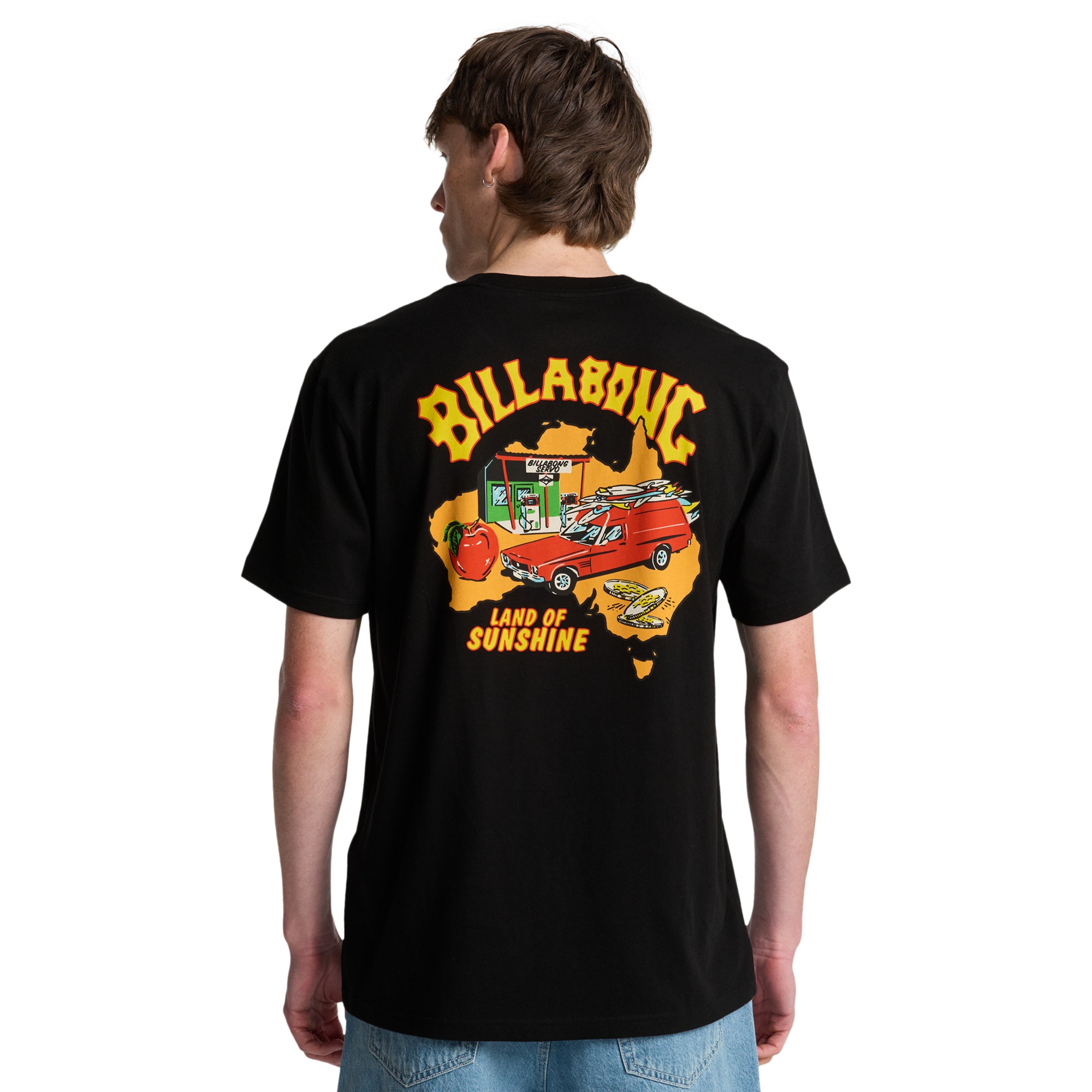 Camiseta de hombre Origin Billabong - Negro Negro-2
