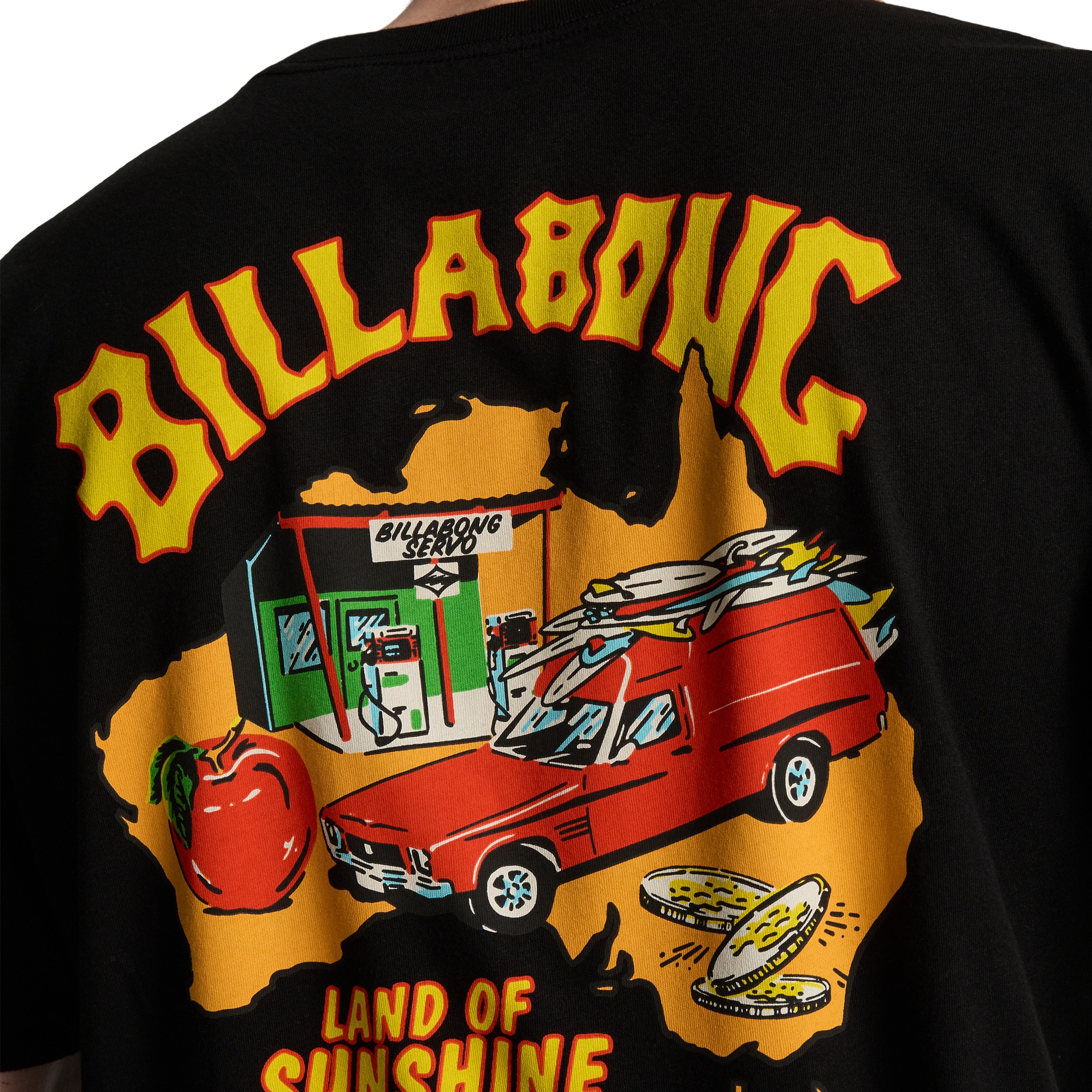 Camiseta de hombre Origin Billabong - Negro Negro-5