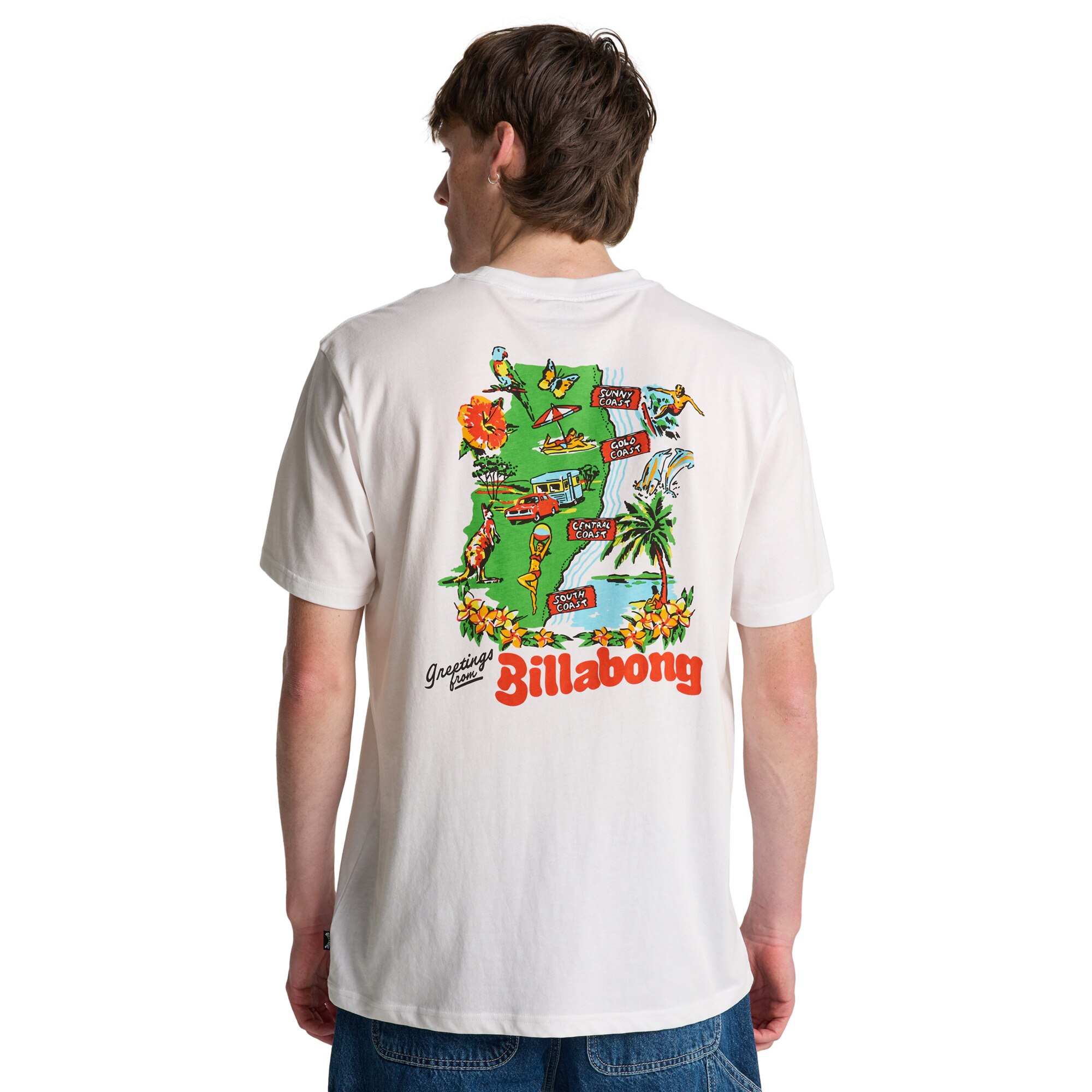 Camiseta de hombre Origin Billabong - Blanco Blanco-2