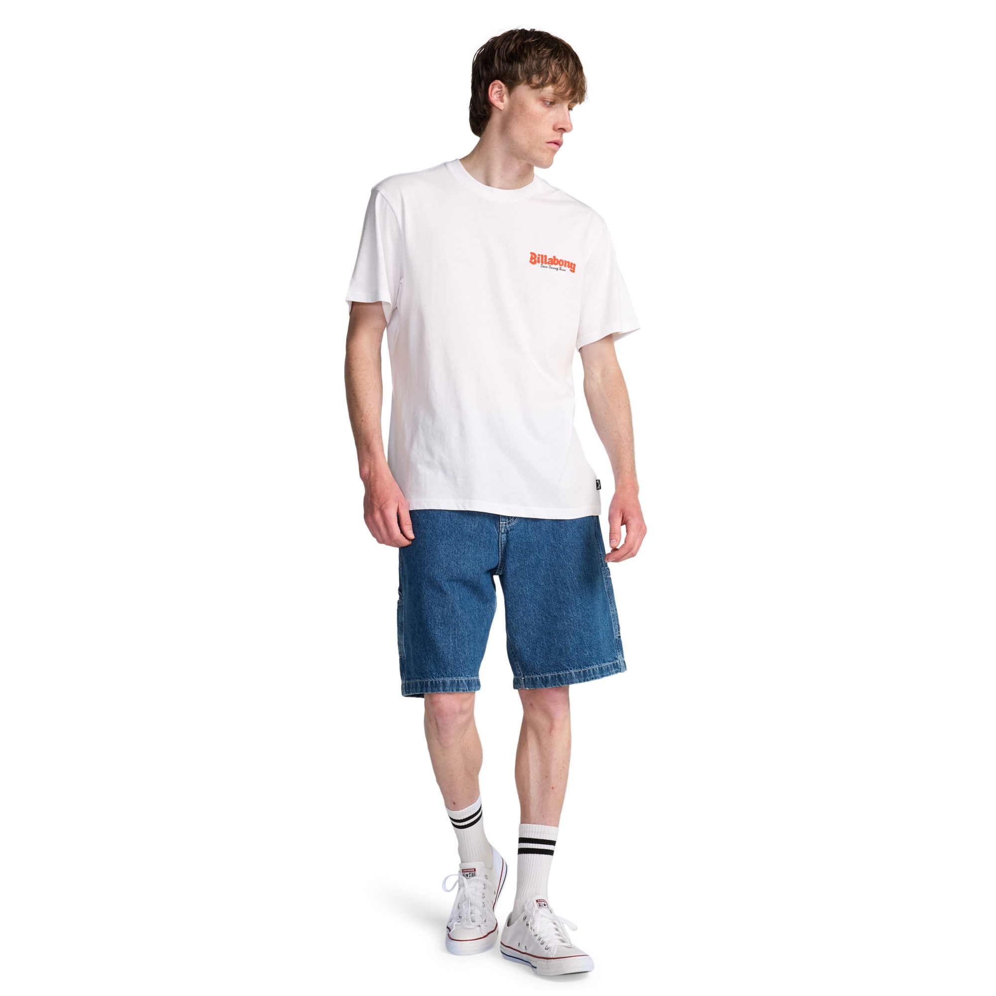 Camiseta de hombre Origin Billabong - Blanco Blanco-3