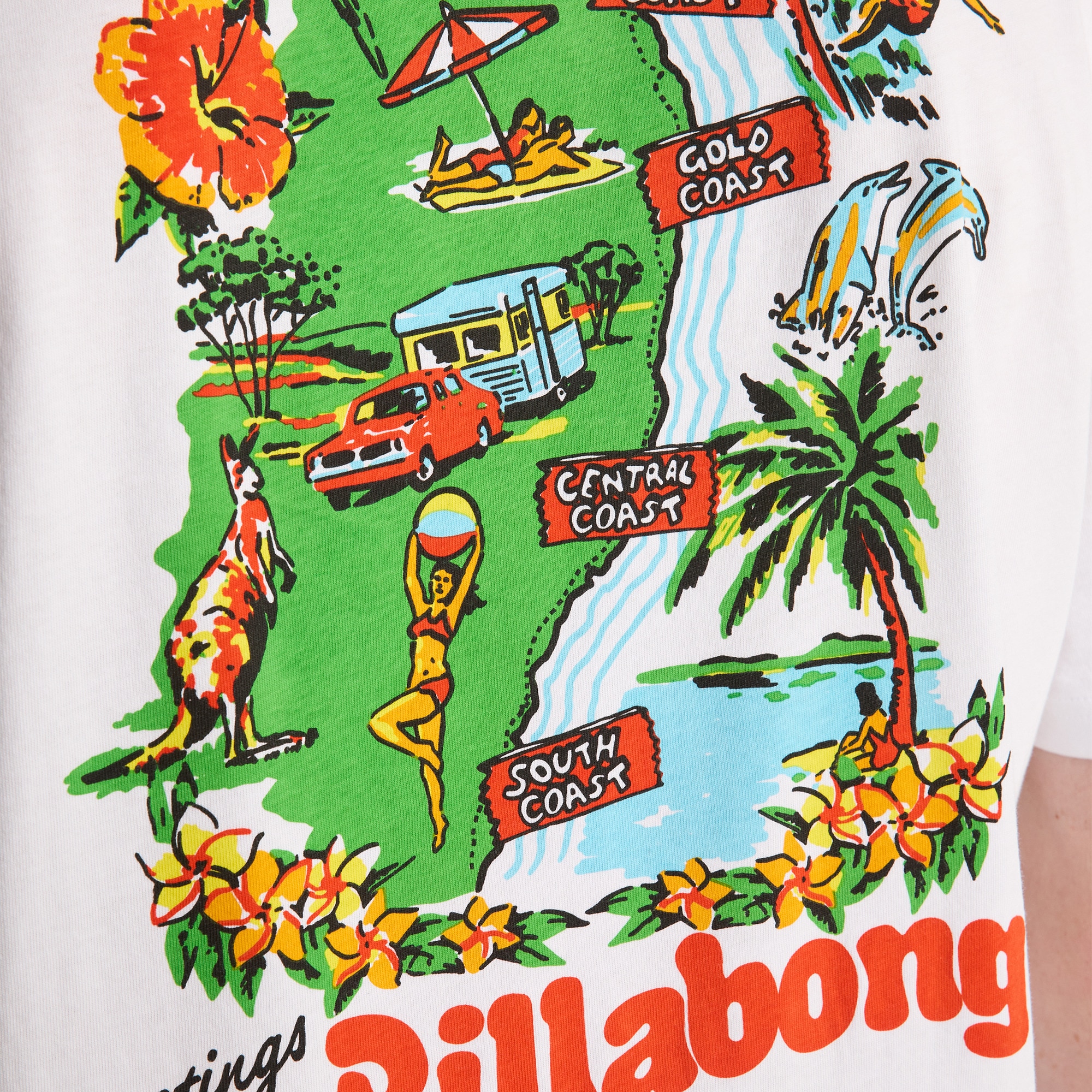 Camiseta de hombre Origin Billabong - Blanco Blanco-5