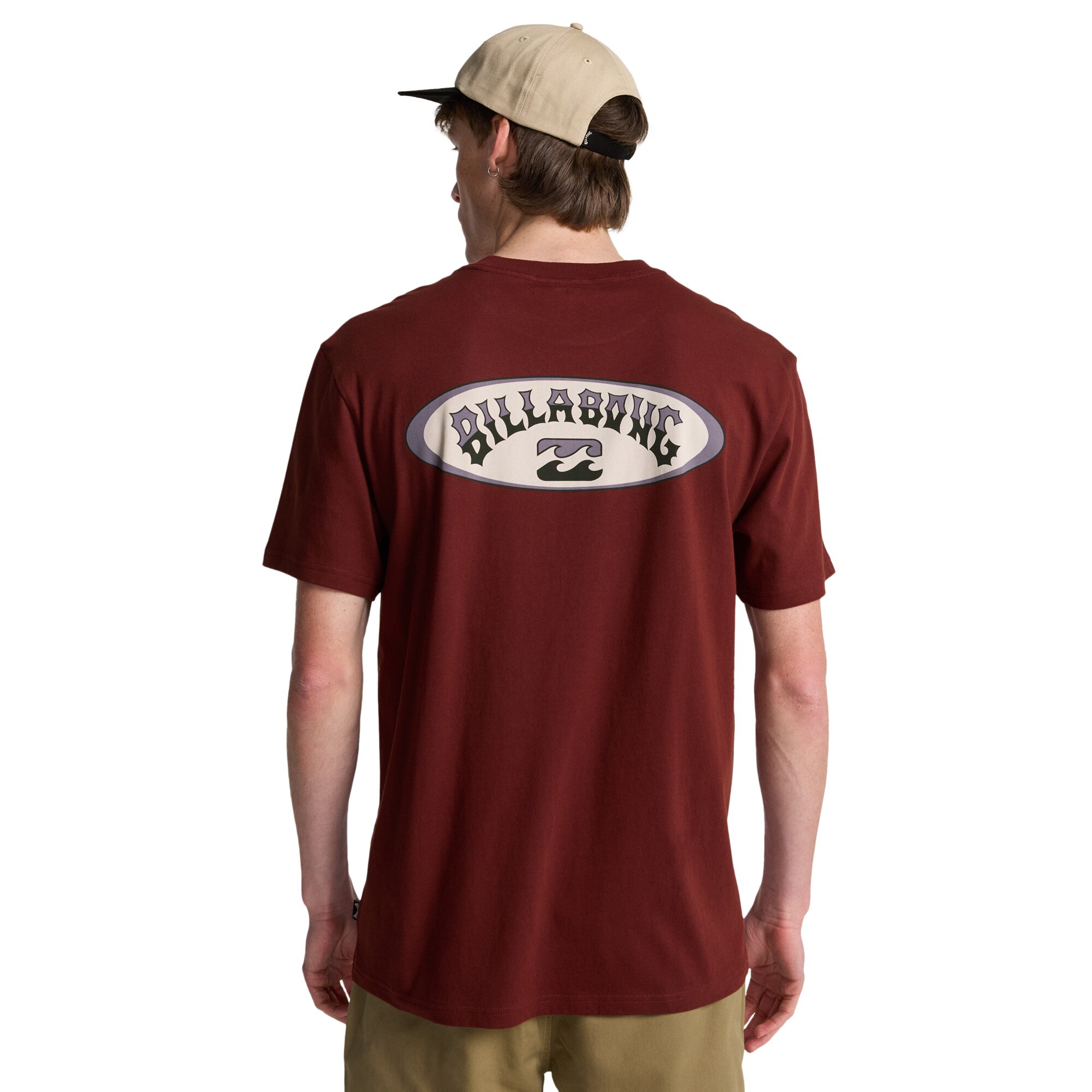 Camiseta de hombre Orbit Arch Billabong - Rojo Rojo-2