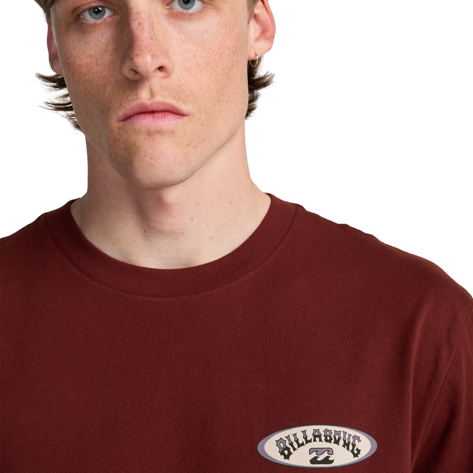 Camiseta de hombre Orbit Arch Billabong - Rojo Rojo-5