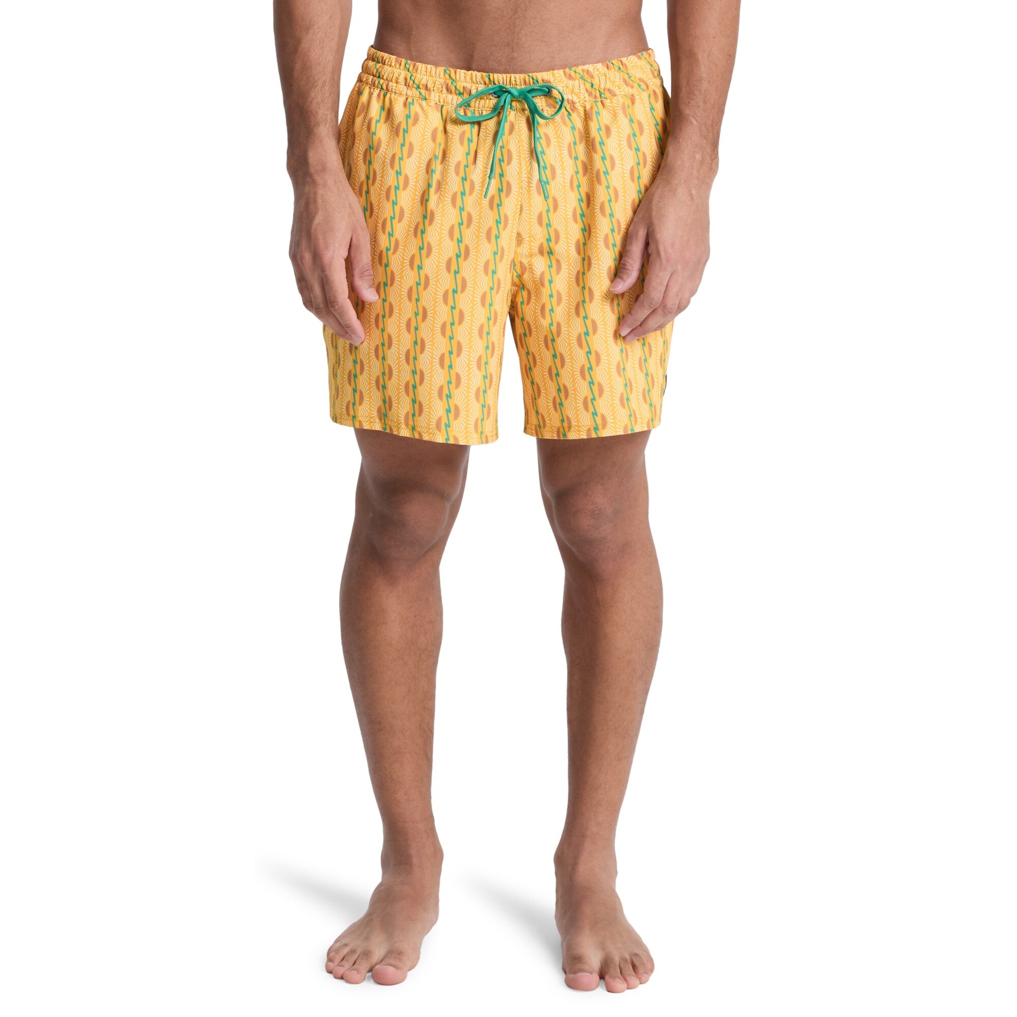 Imagen 2 de Short de Natación de hombre Stretch Printed Volley 16" Quiksilver - Amarillo Amarillo