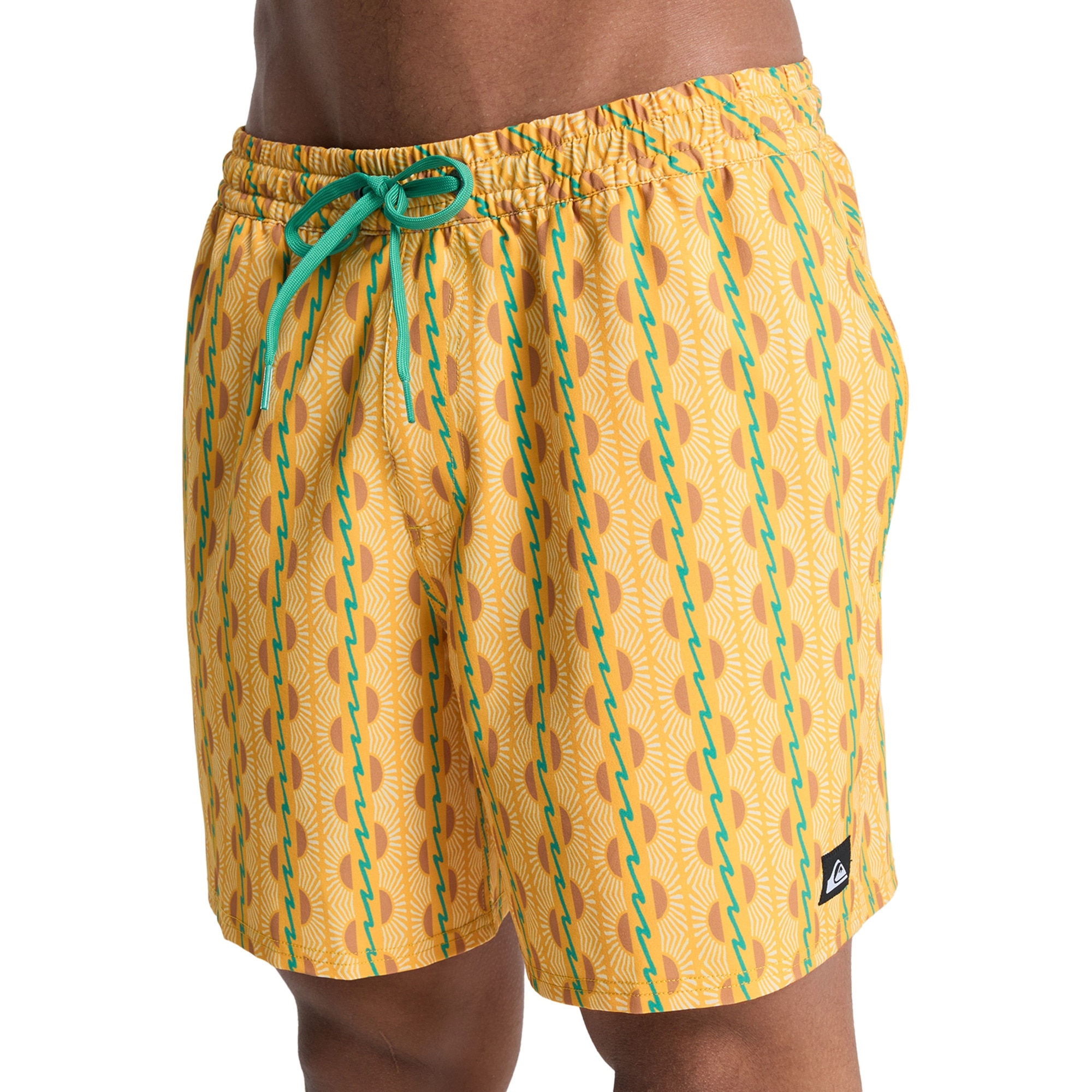 Imagen 5 de Short de Natación de hombre Stretch Printed Volley 16" Quiksilver - Amarillo Amarillo
