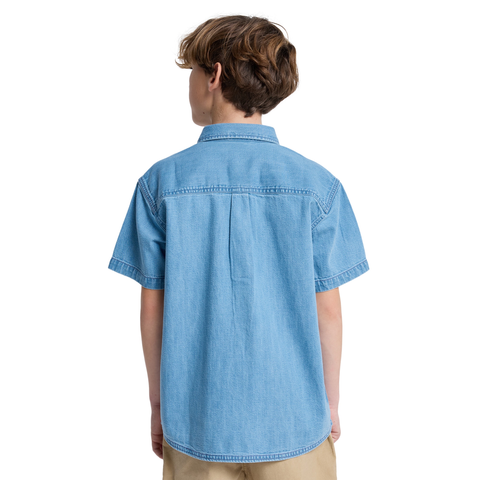 Camisa de niños Carrigan Quiksilver - Gris Gris-2