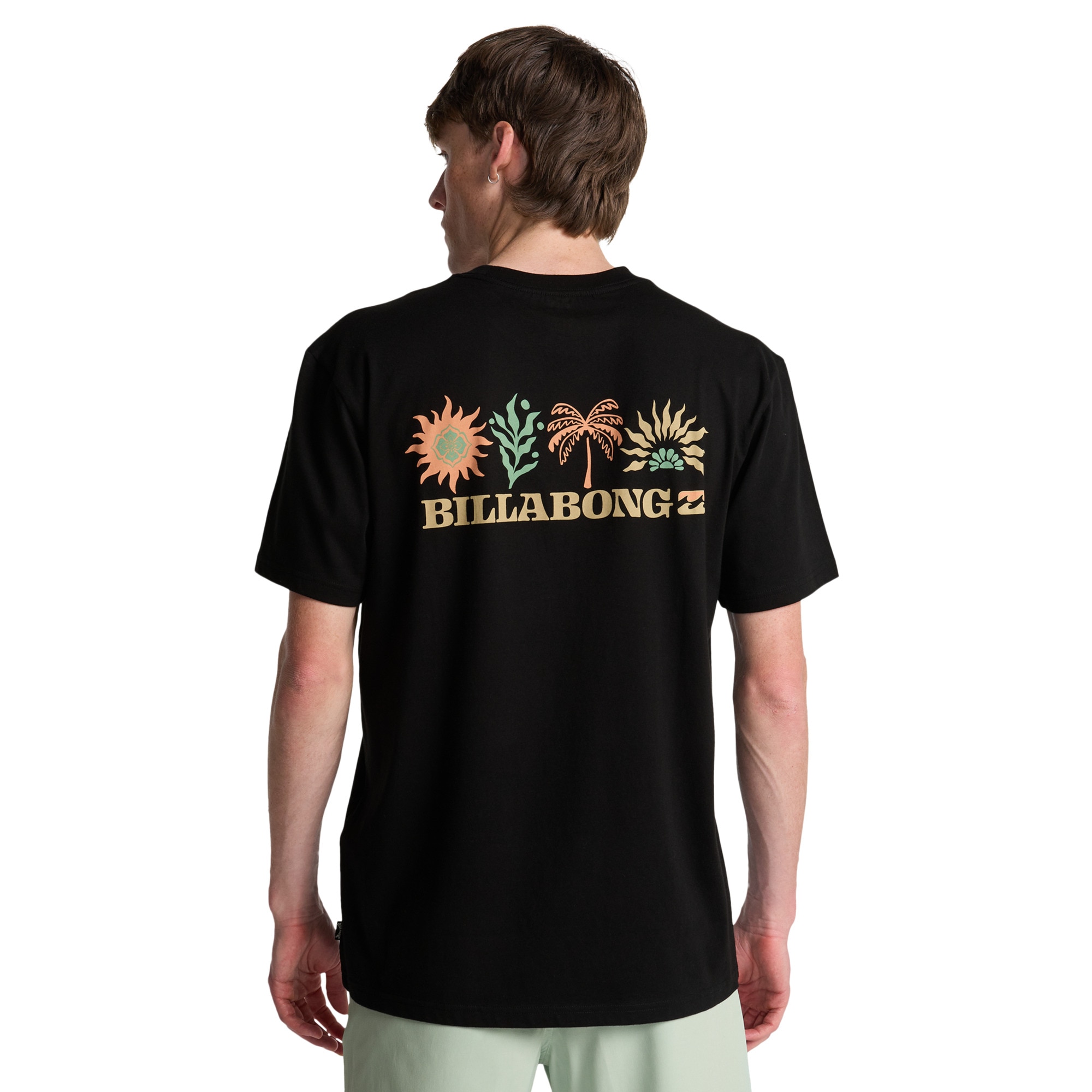 Camiseta de hombre Segment Billabong - Negro Negro-2