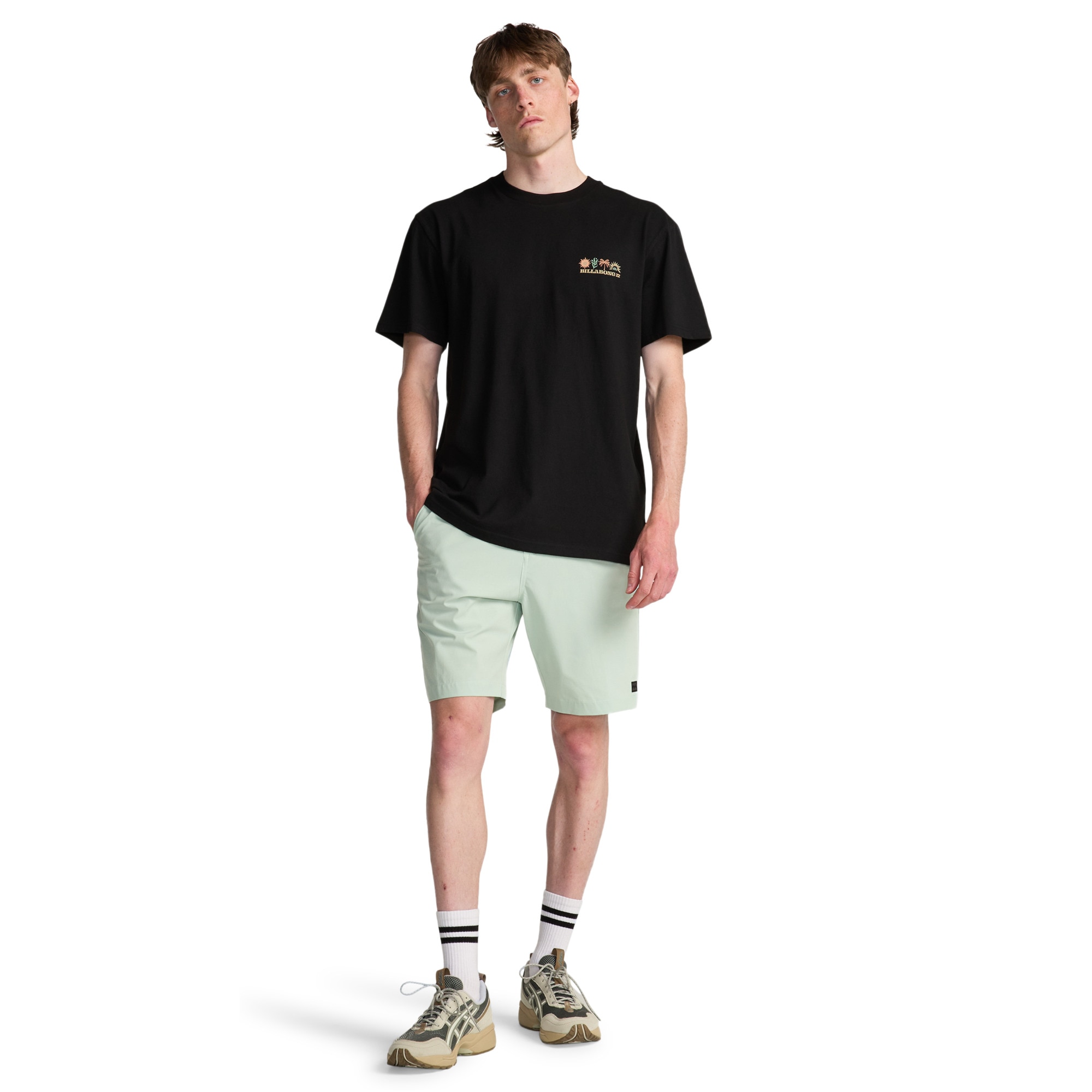 Camiseta de hombre Segment Billabong - Negro Negro-3