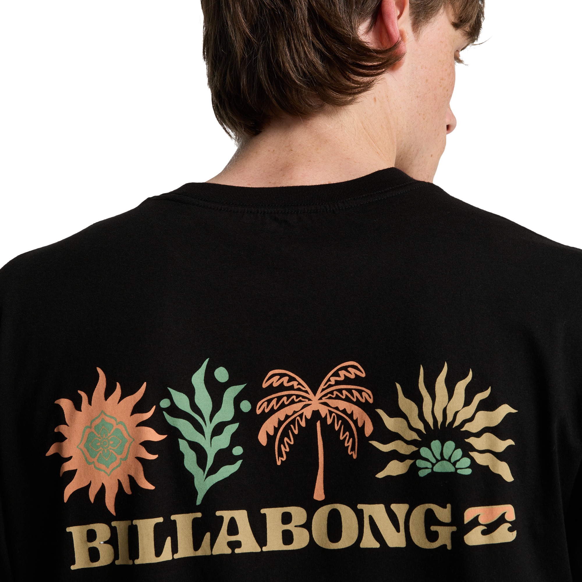 Camiseta de hombre Segment Billabong - Negro Negro-5