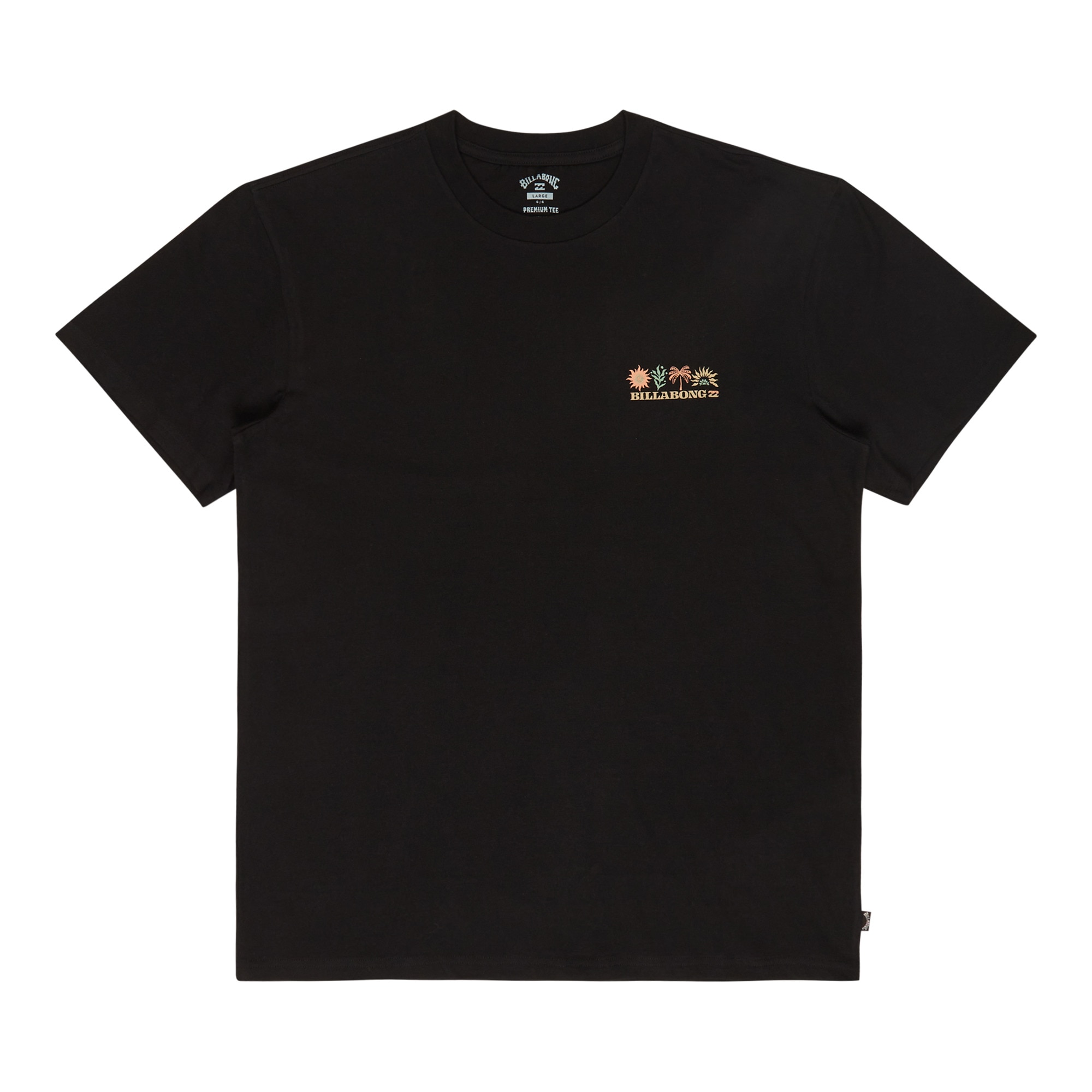 Camiseta de hombre Segment Billabong - Negro Negro-6