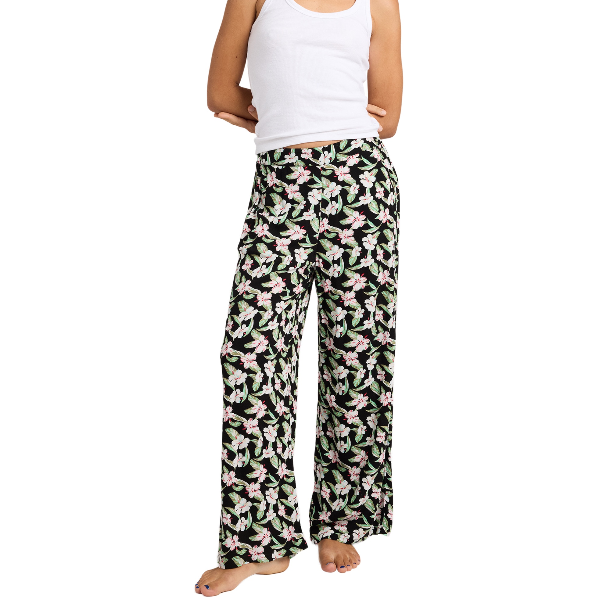 Pantalón de mujer Midnight Avenue Crepe Roxy - Negro Negro-6