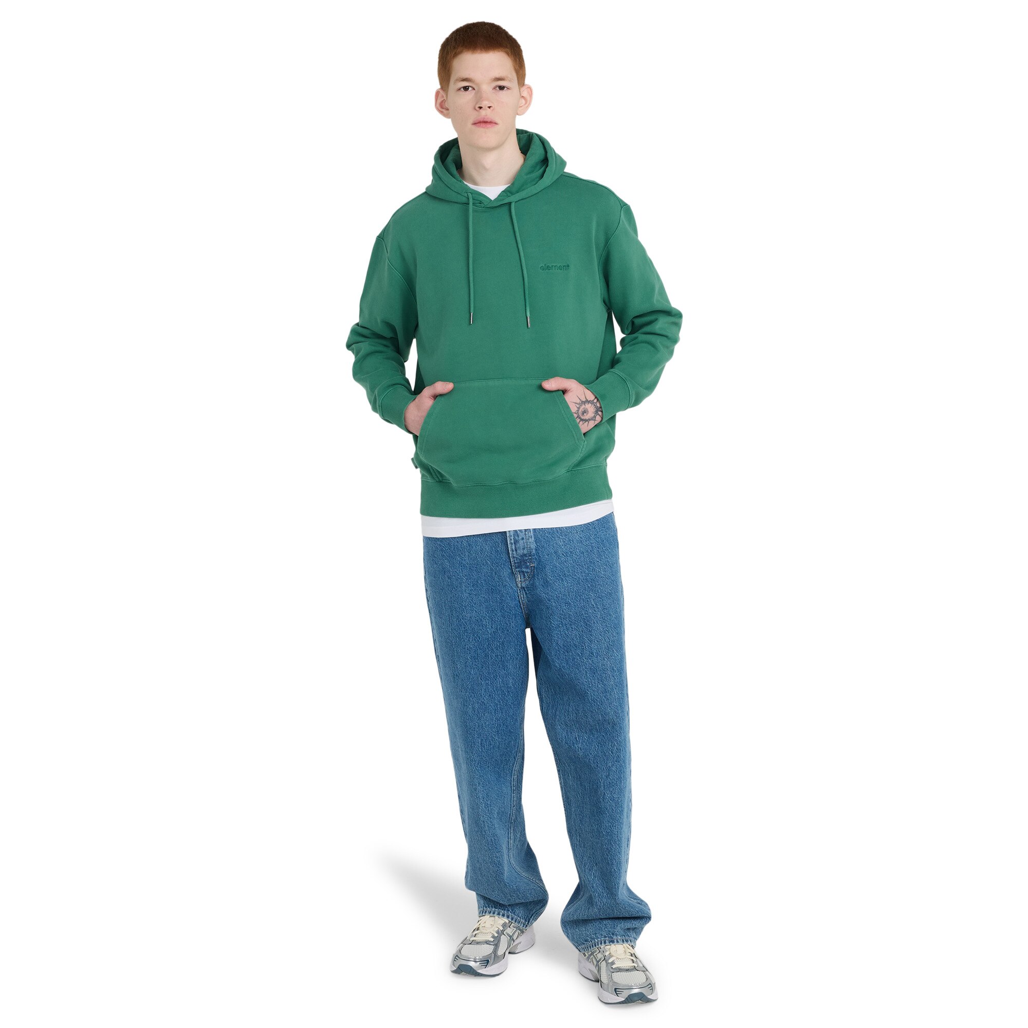 Sudadera de hombre Cornell 3 0 Element - Verde Verde-5