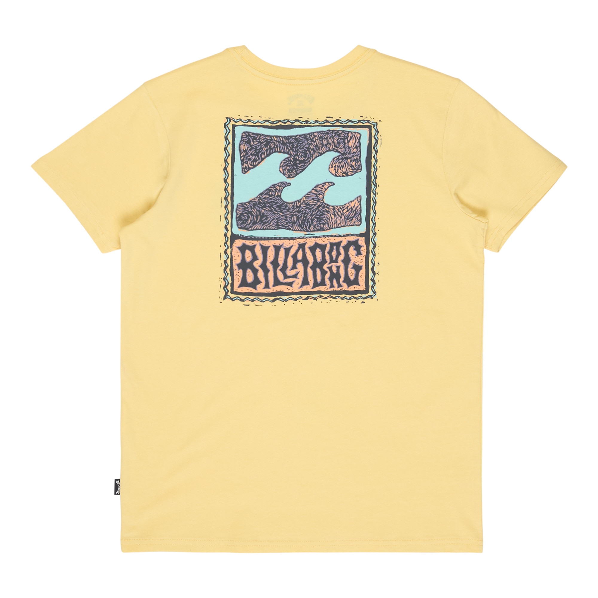 Imagen 2 de Camiseta de niños Stamp Billabong - Amarillo Amarillo
