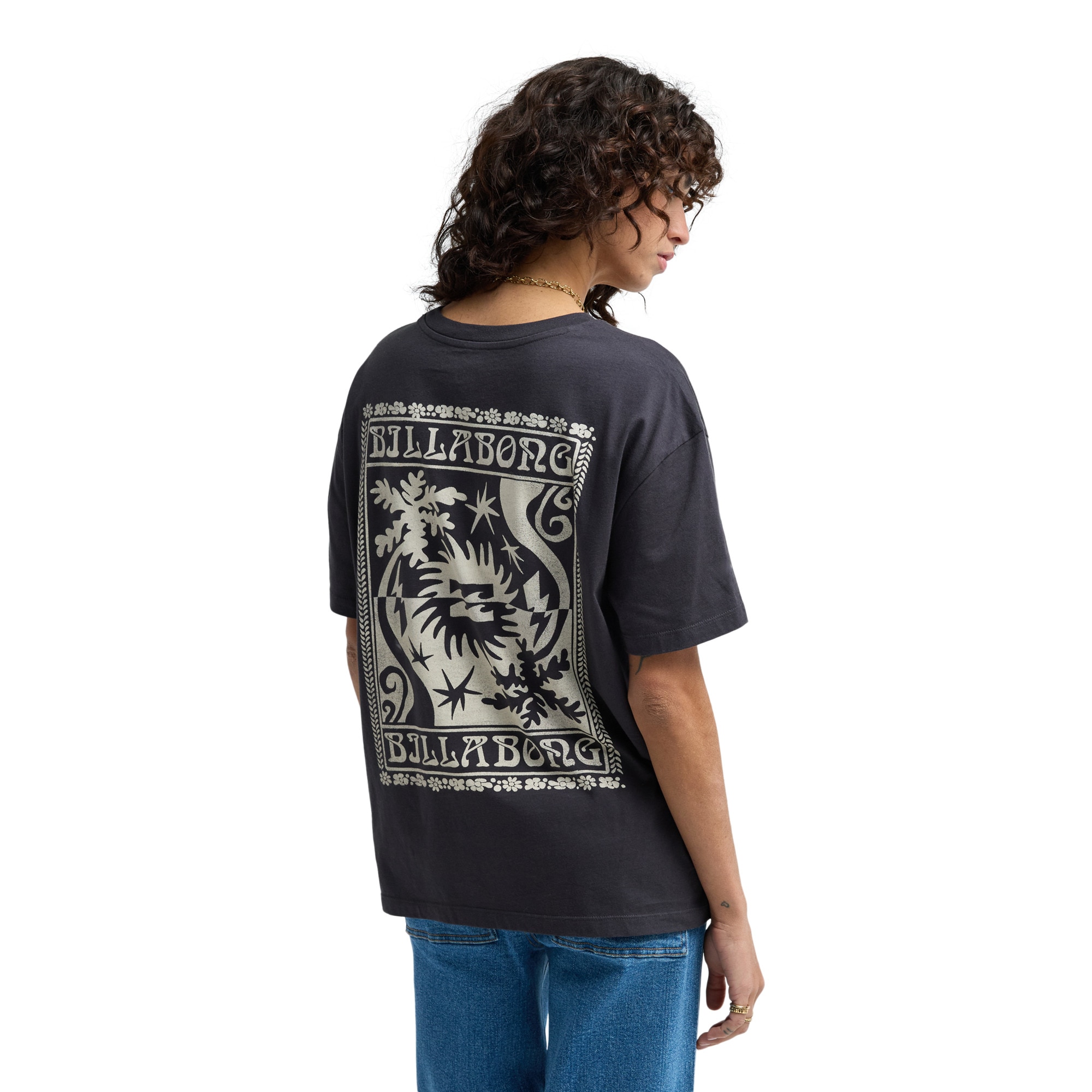 Camiseta de mujer Always Looking Billabong - Negro Negro-2