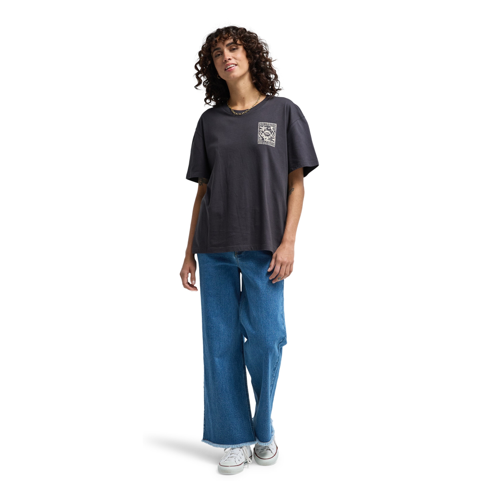 Camiseta de mujer Always Looking Billabong - Negro Negro-3