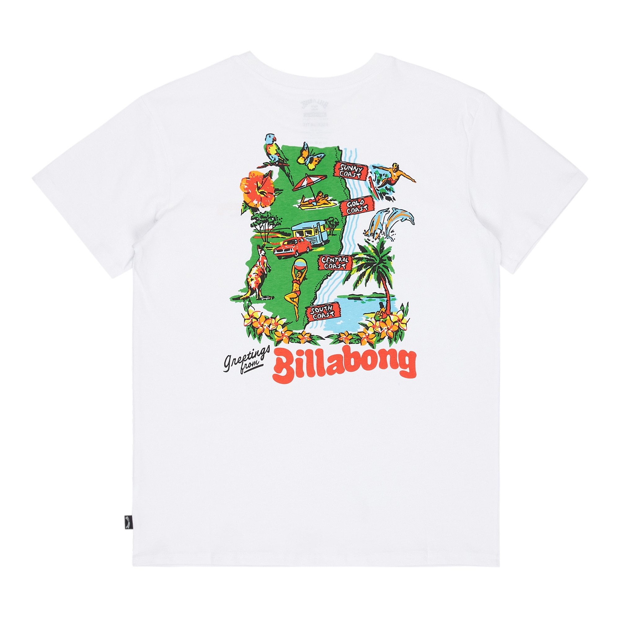Camiseta de niños Origins Billabong - Blanco Blanco-2