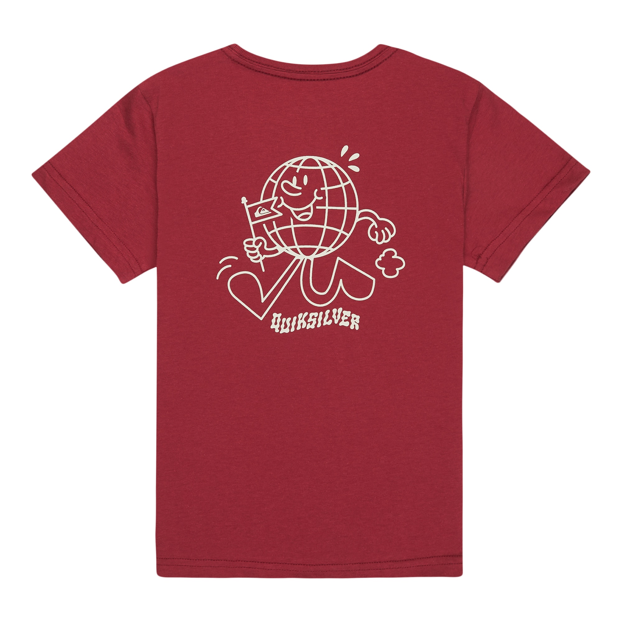 Imagen 2 de Camiseta de niños Ev Cosmic Character Quiksilver - Rojo Rojo