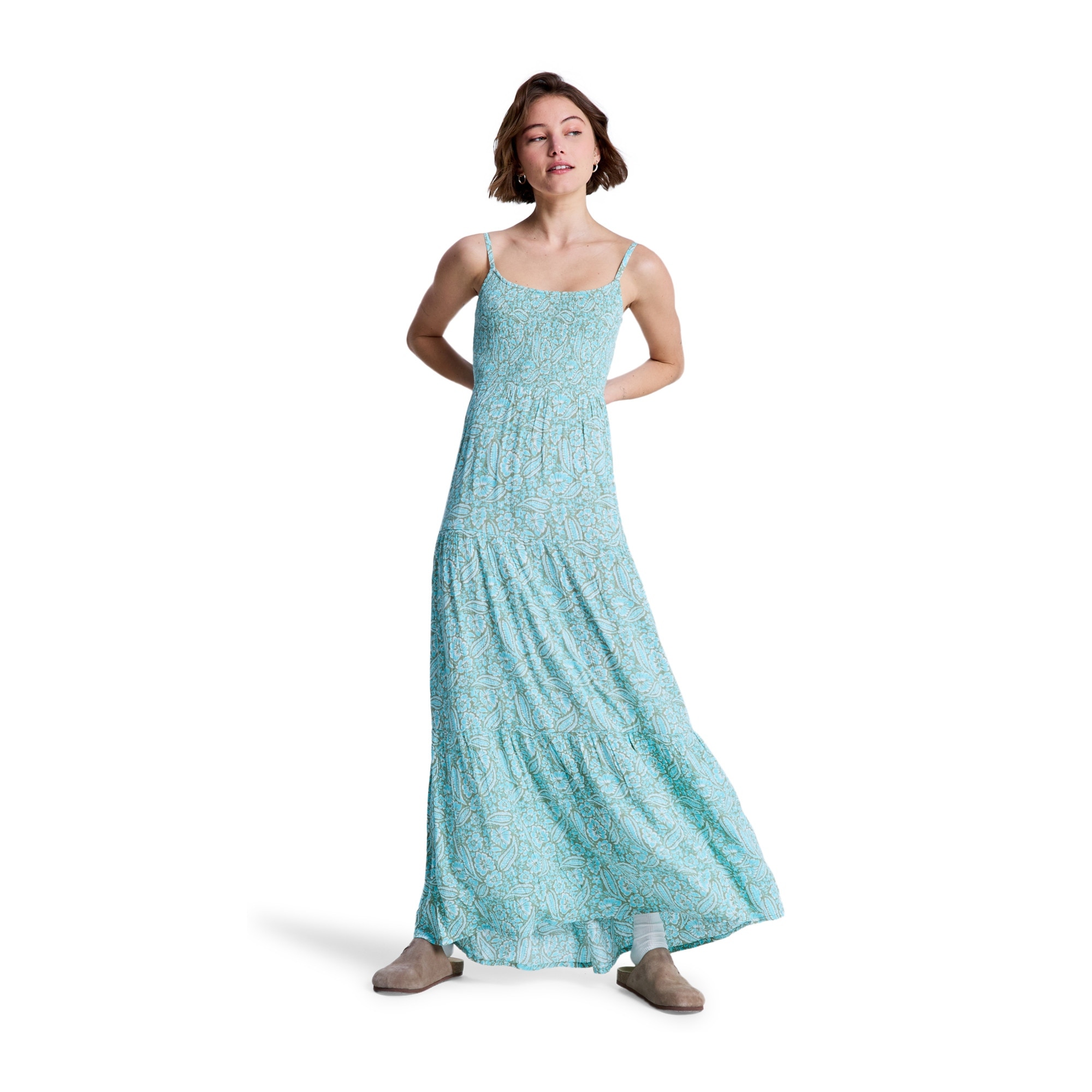 Imagen 0 de Vestido de mujer Tropical Glow Maxi Printed Roxy Azul