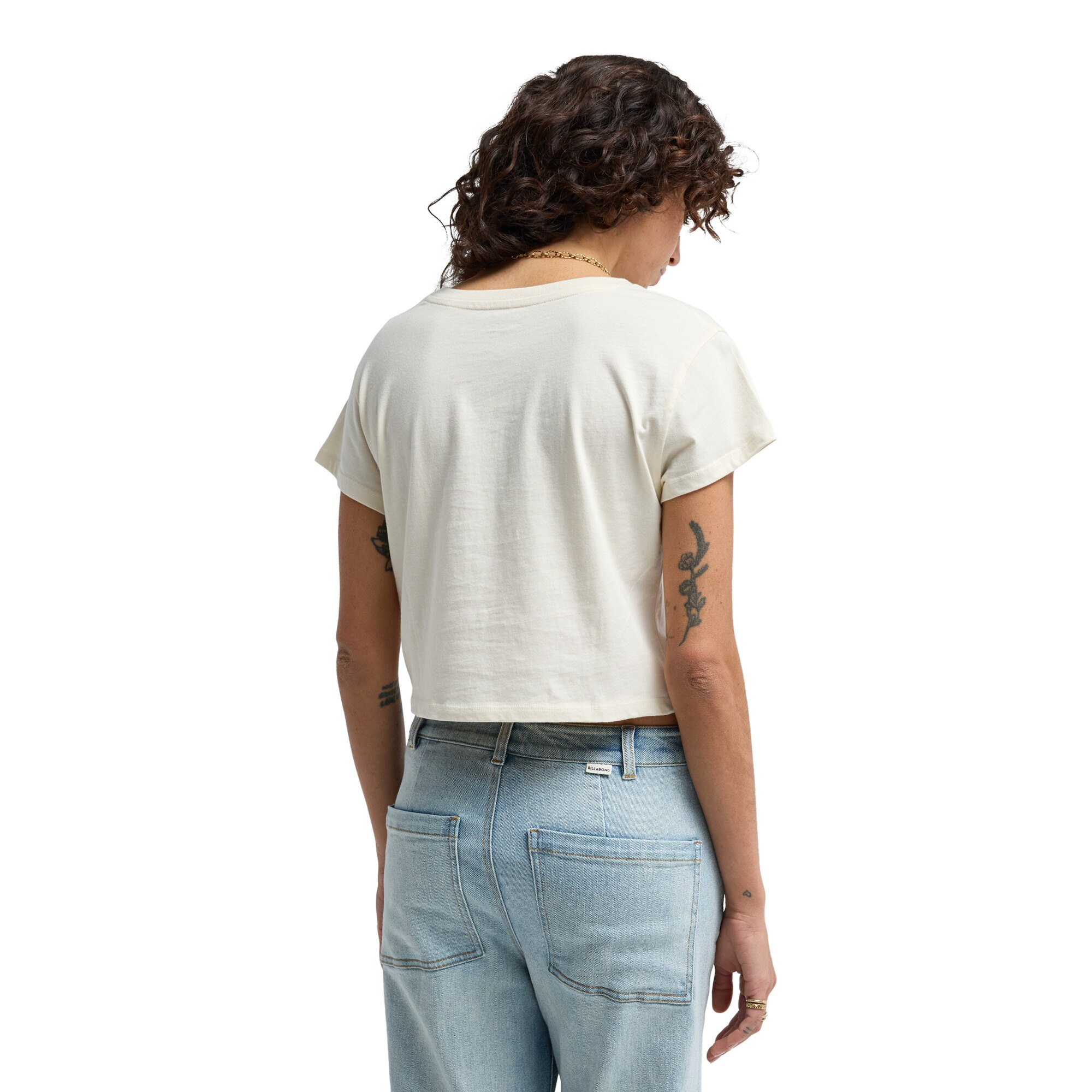 Camiseta de mujer Coastal Adventures Billabong - Blanco Blanco-2