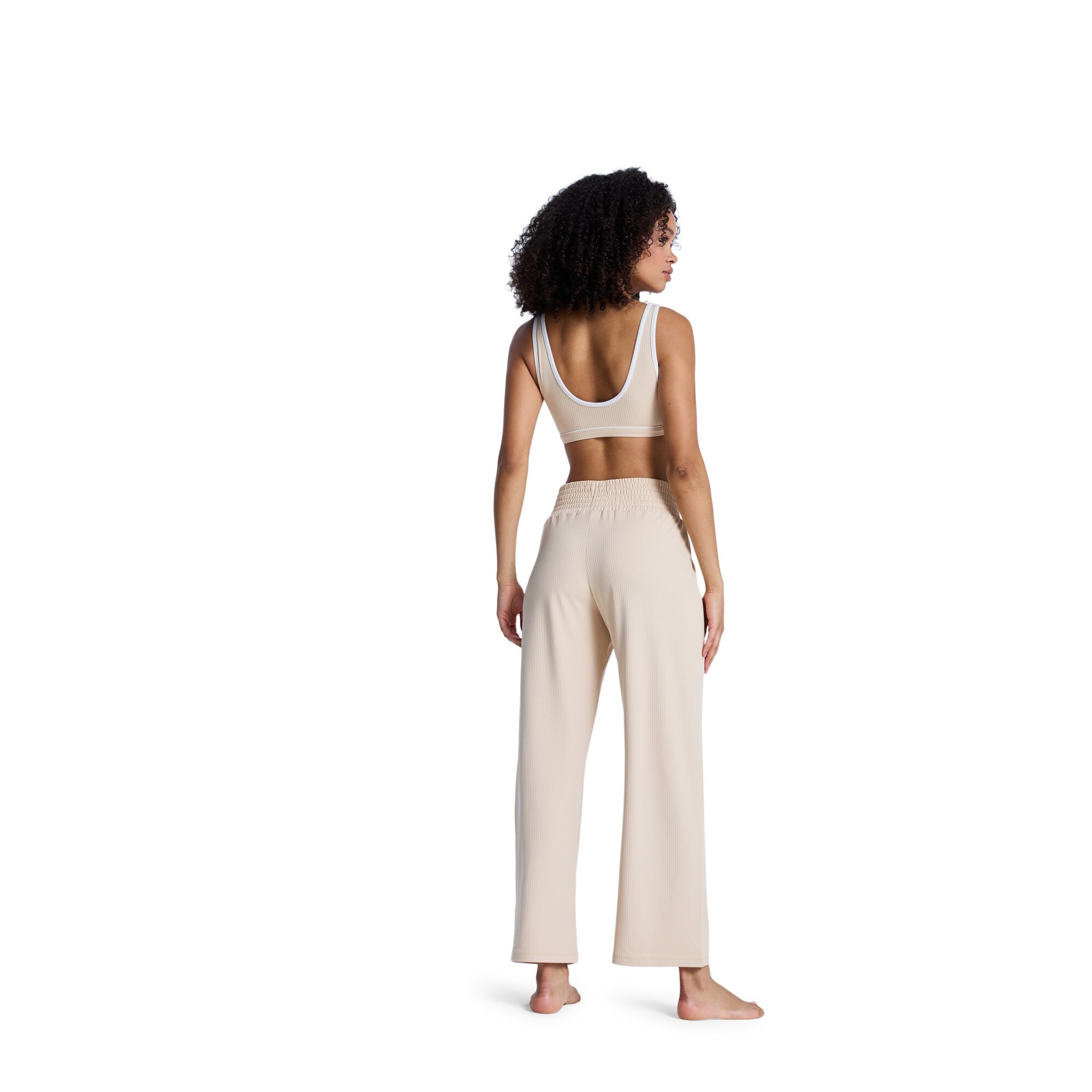 Pantalón de mujer Rise & Vibe Roxy - Beige Beige-2