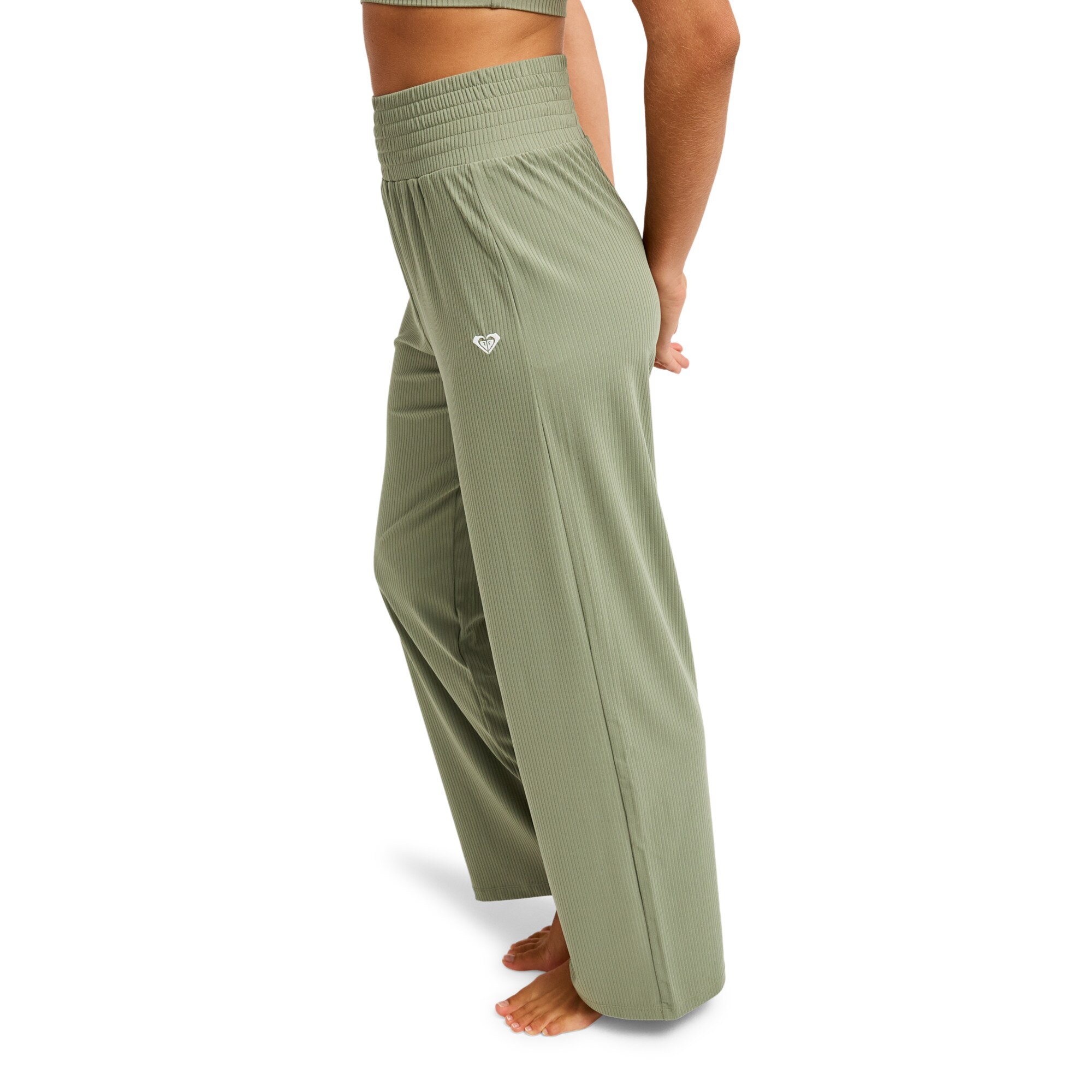 Pantalón de mujer Rise & Vibe Roxy - Verde Oliva Verde Oliva-3