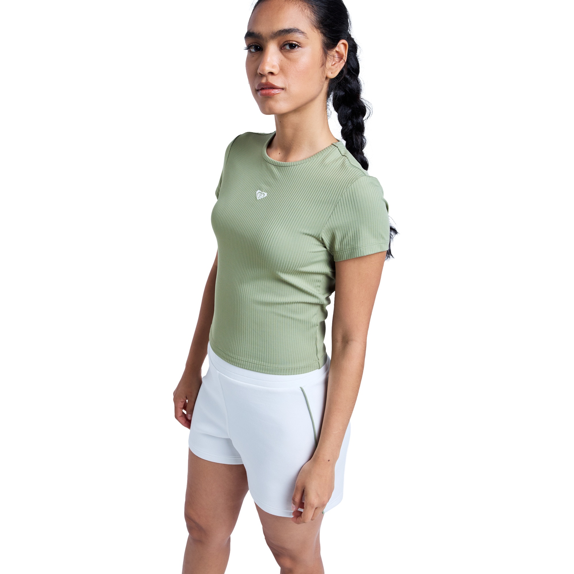 Imagen 3 de Camiseta de mujer Rise & Vibe Roxy - Verde Oliva Verde Oliva