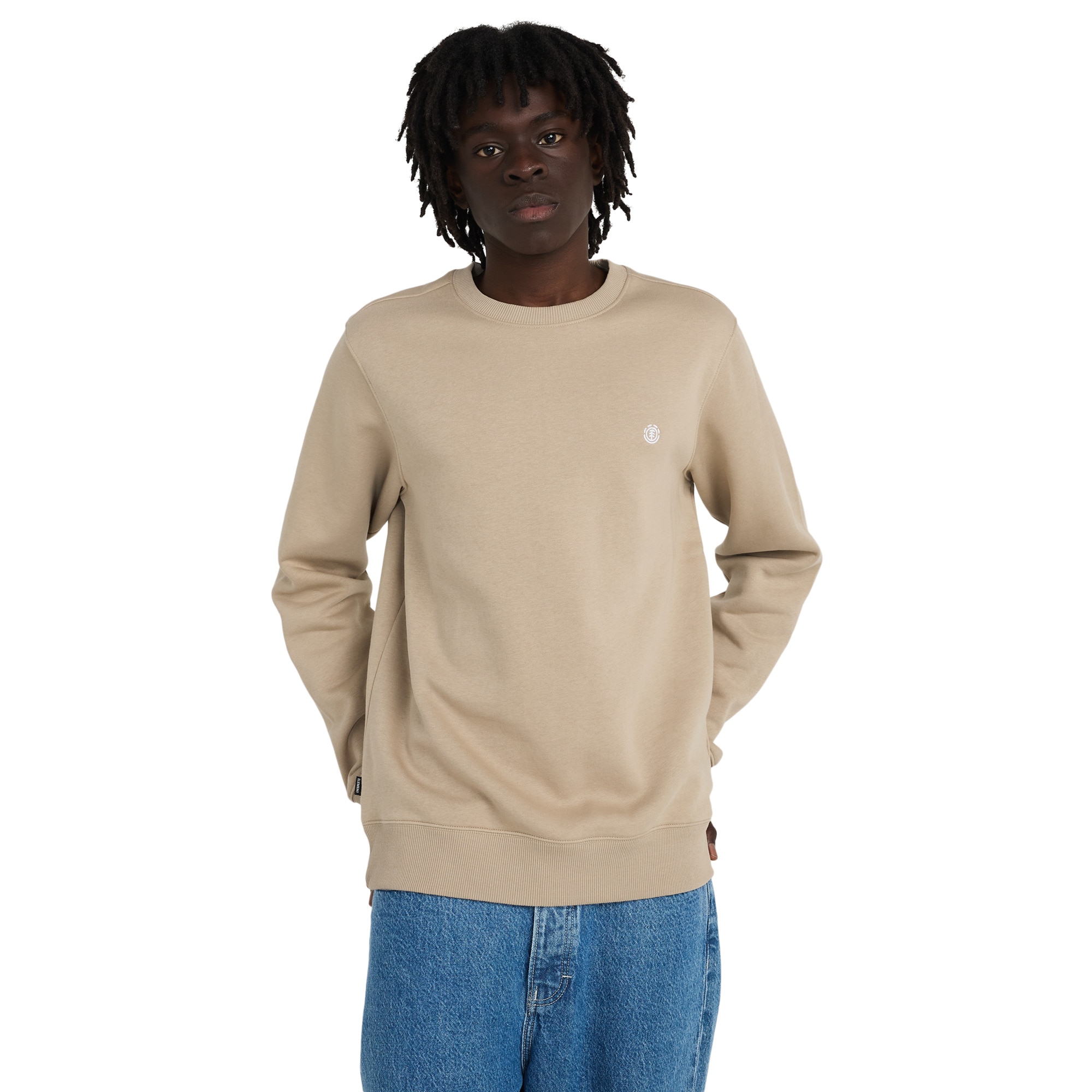 Sudadera de hombre Icon Embroidery Cr Element - Beige Beige-1