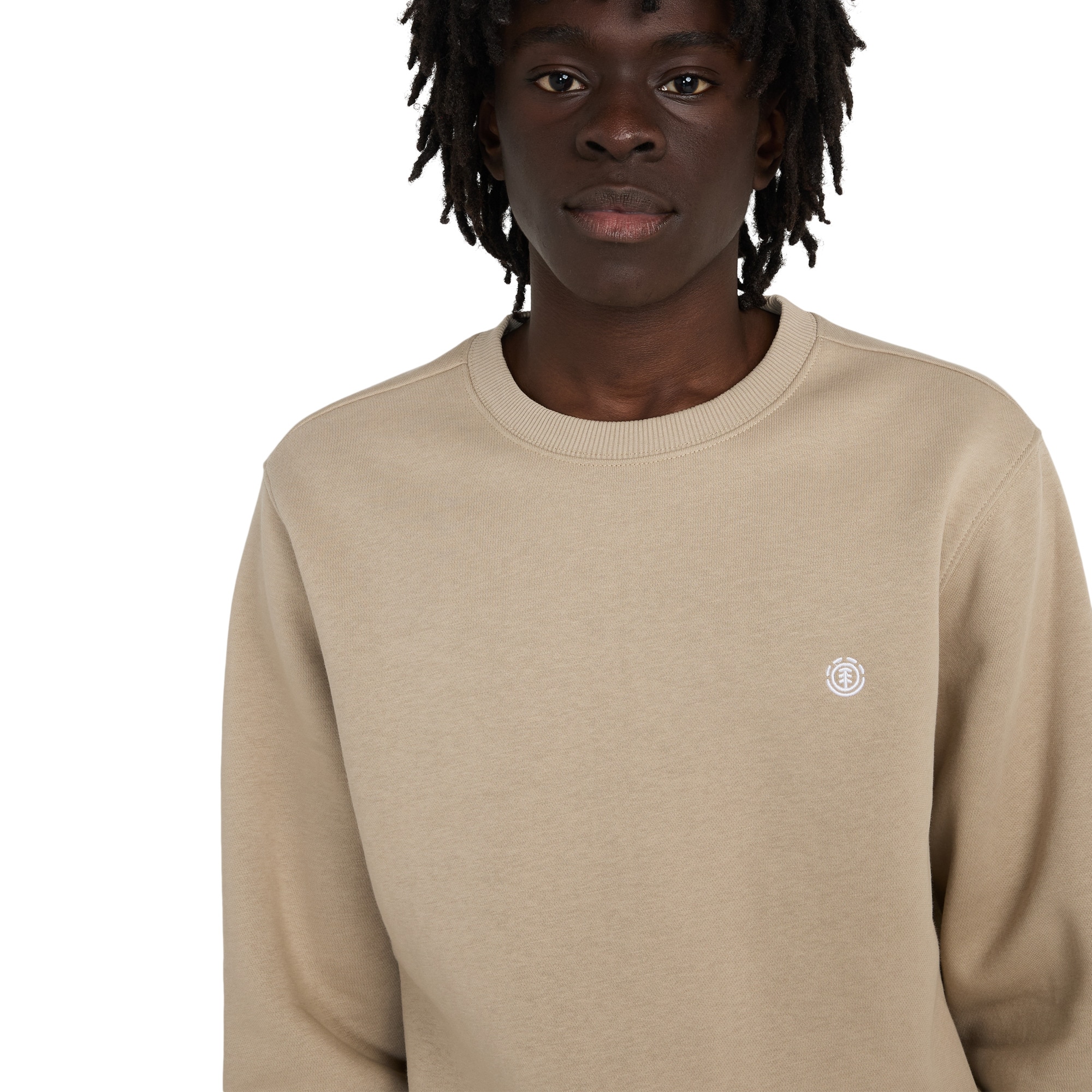 Sudadera de hombre Icon Embroidery Cr Element - Beige Beige-3