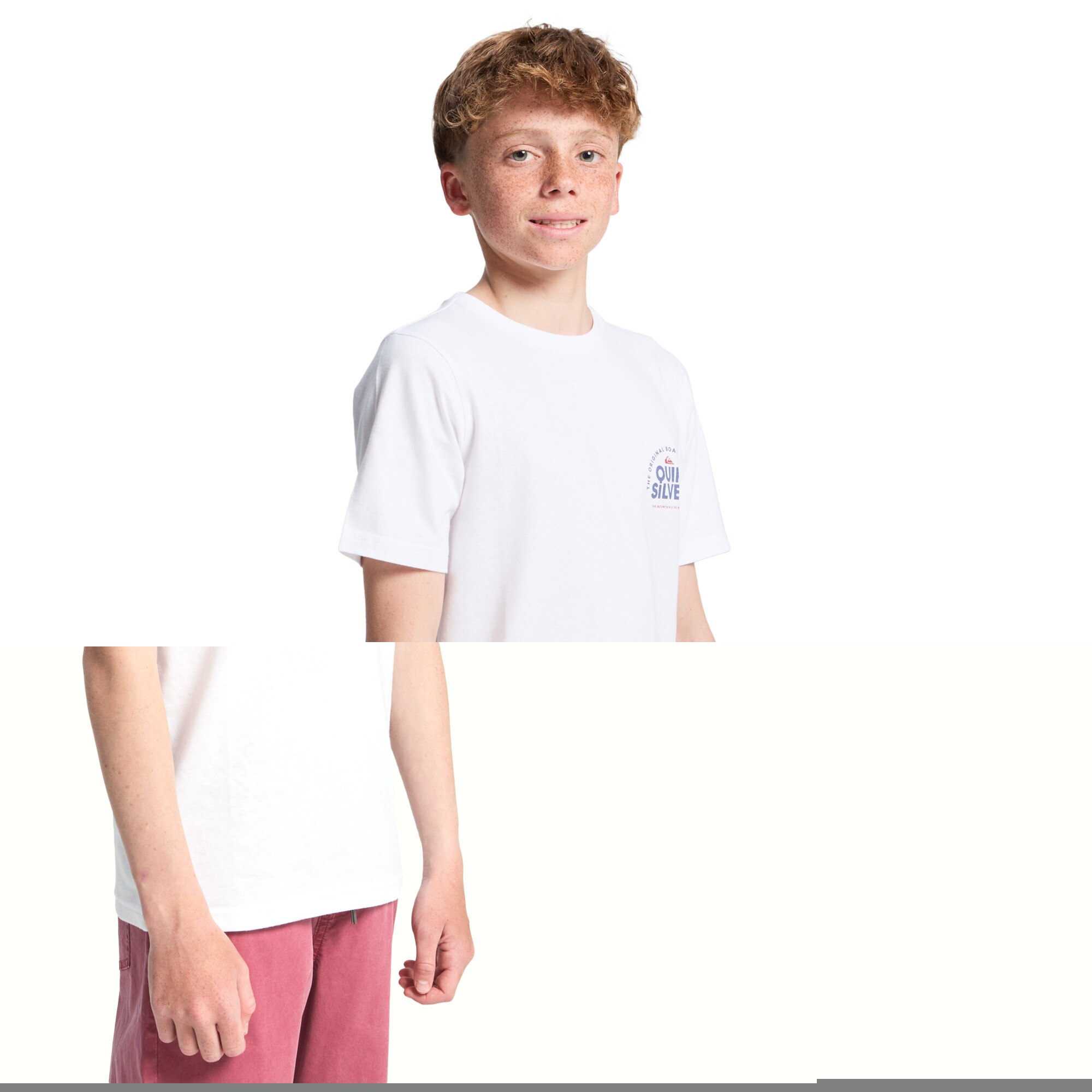 Camiseta de niños Fundamental Ride Quiksilver - Blanco Blanco-3