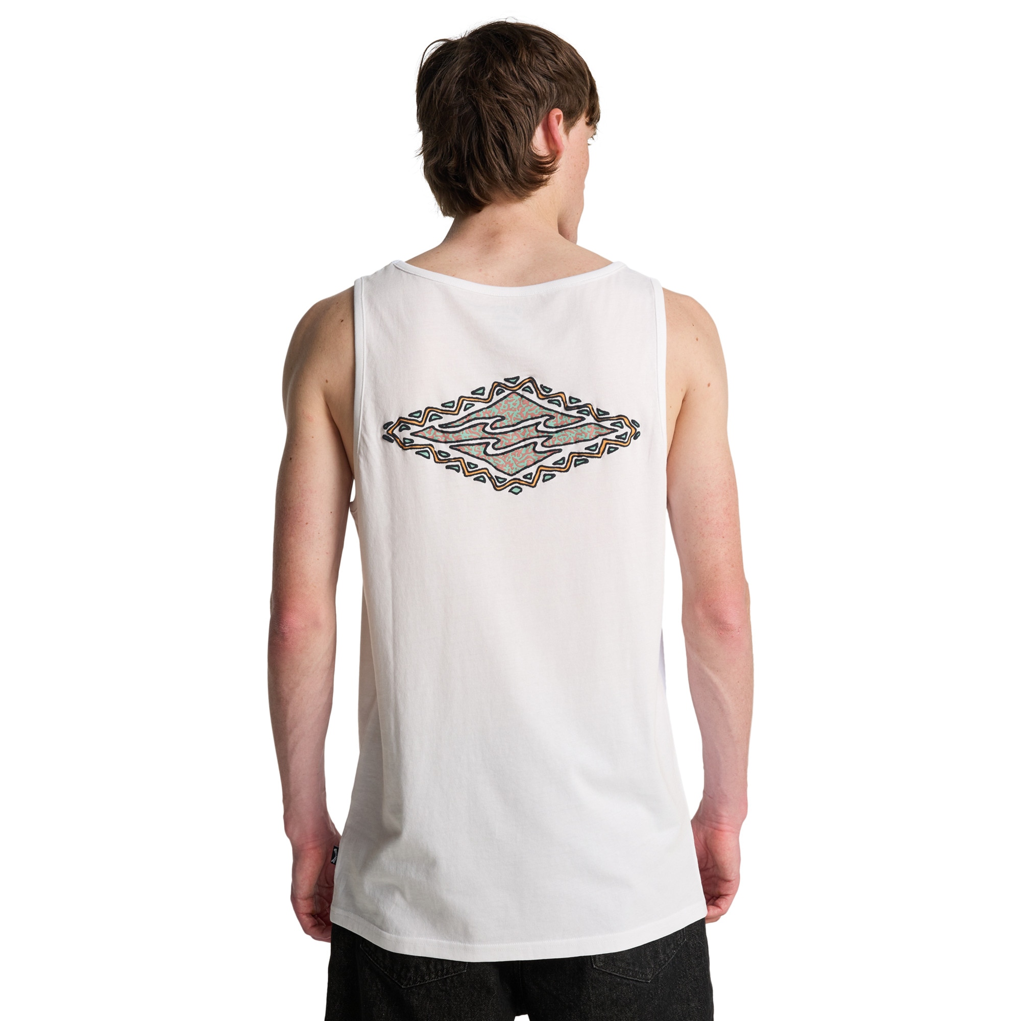 Imagen 2 de Camiseta de hombre Crayon Wave Billabong - Blanco Blanco