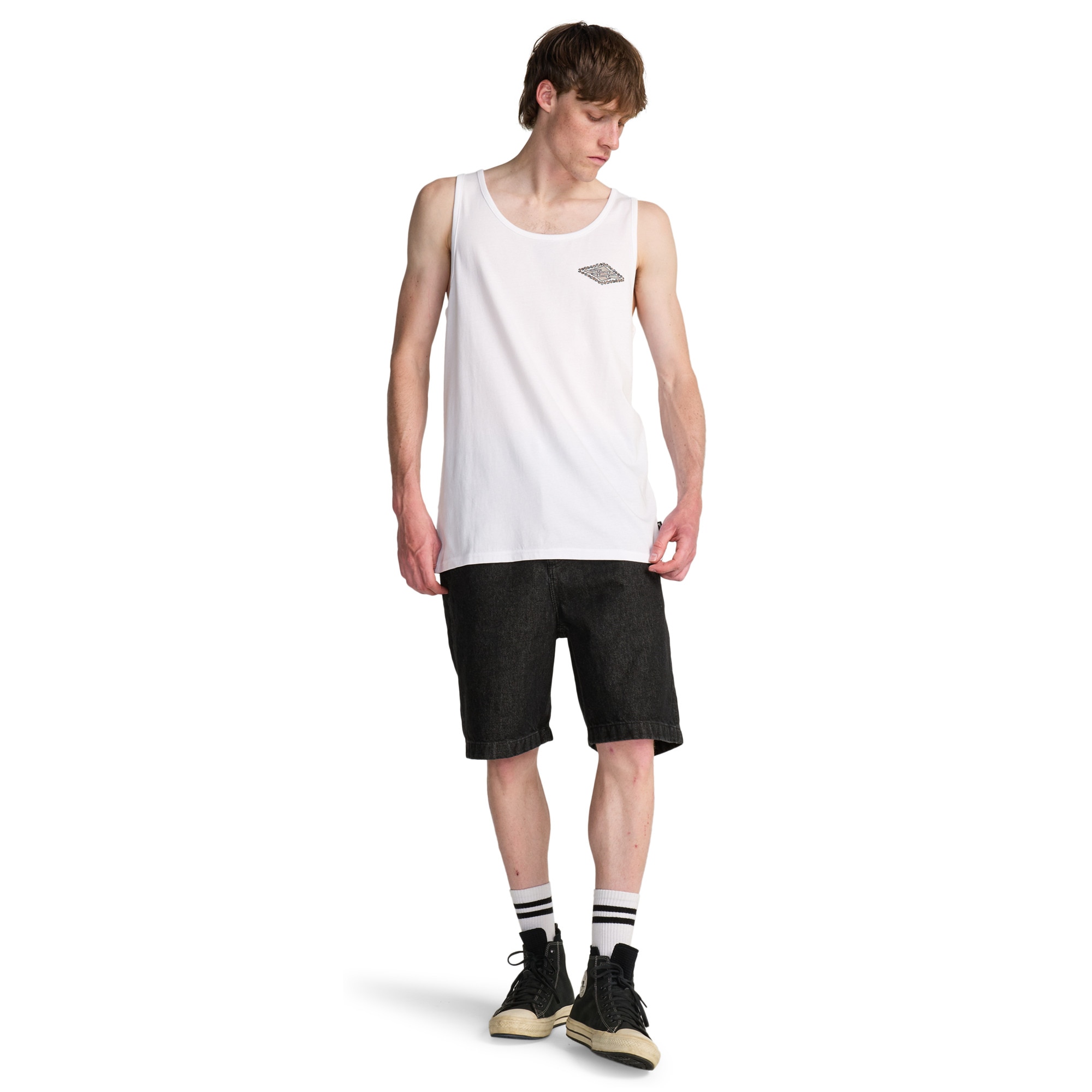 Imagen 3 de Camiseta de hombre Crayon Wave Billabong - Blanco Blanco