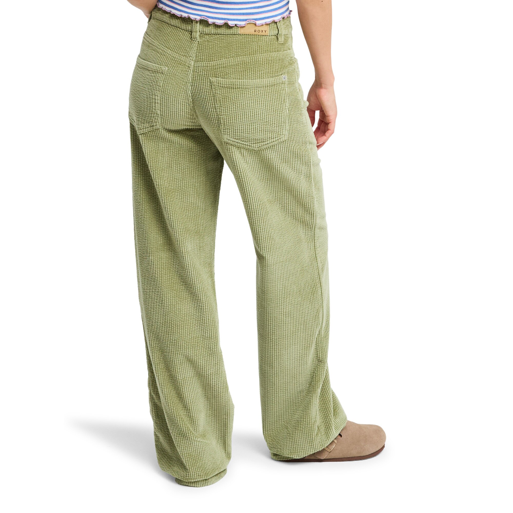 Pantalón de mujer Dawn Patrol Corduroy Roxy - Verde Oliva Verde Oliva-2