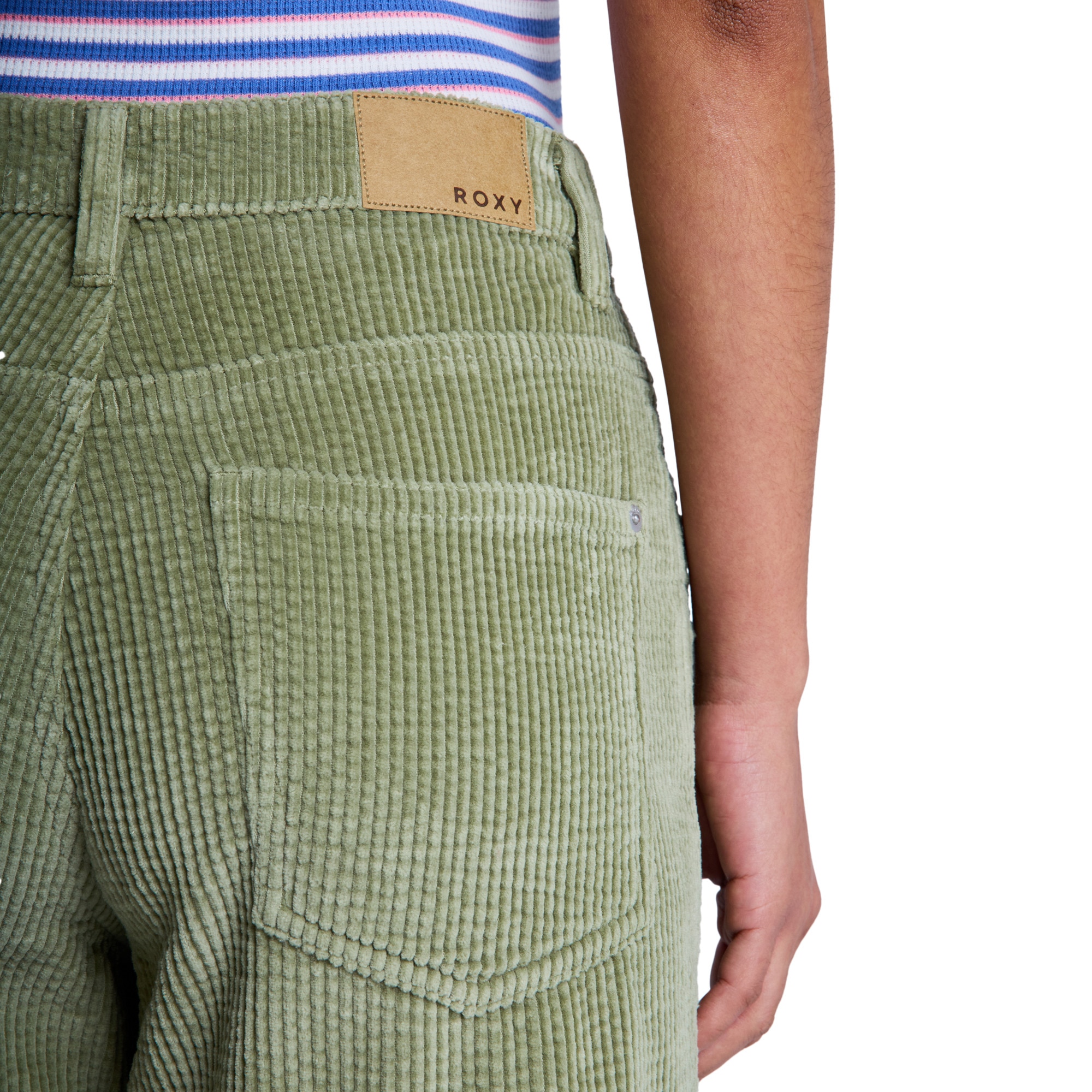Pantalón de mujer Dawn Patrol Corduroy Roxy - Verde Oliva Verde Oliva-6