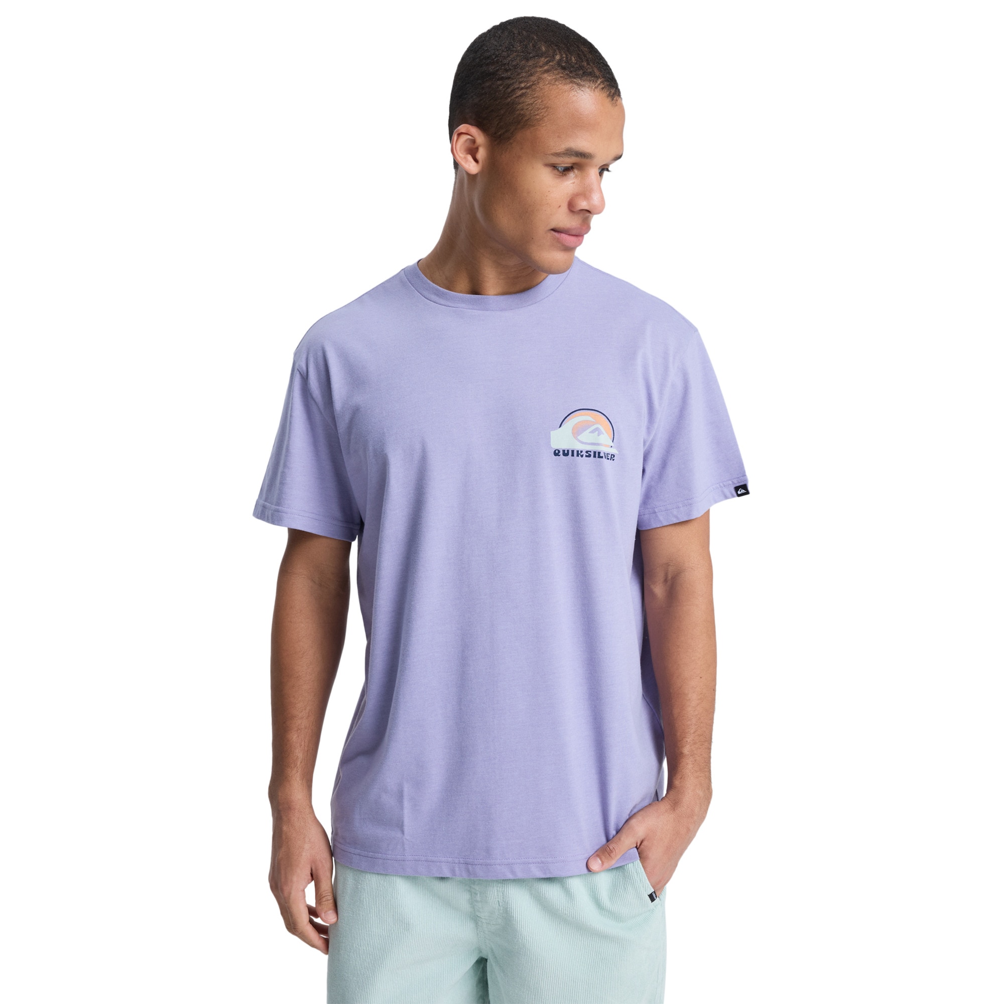 Camiseta de hombre Hellbender Quiksilver - Morado Morado-1
