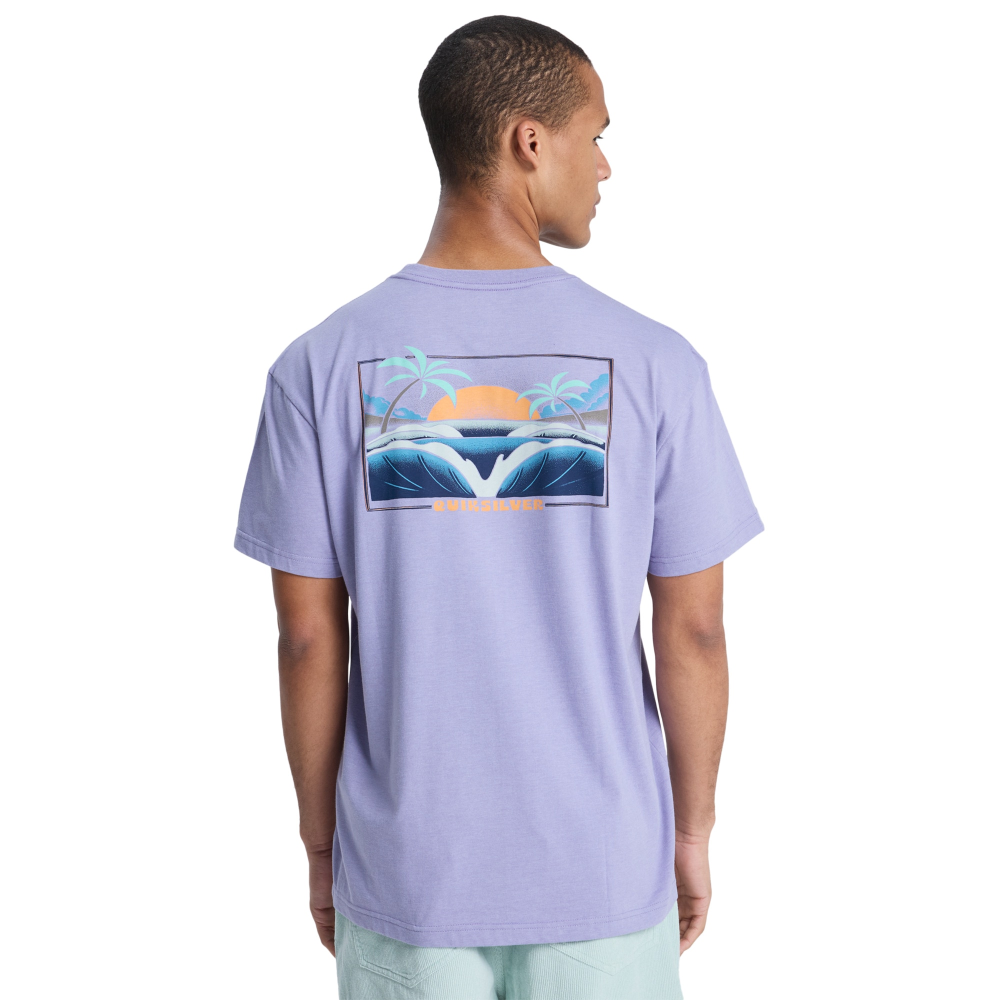 Camiseta de hombre Hellbender Quiksilver - Morado Morado-2