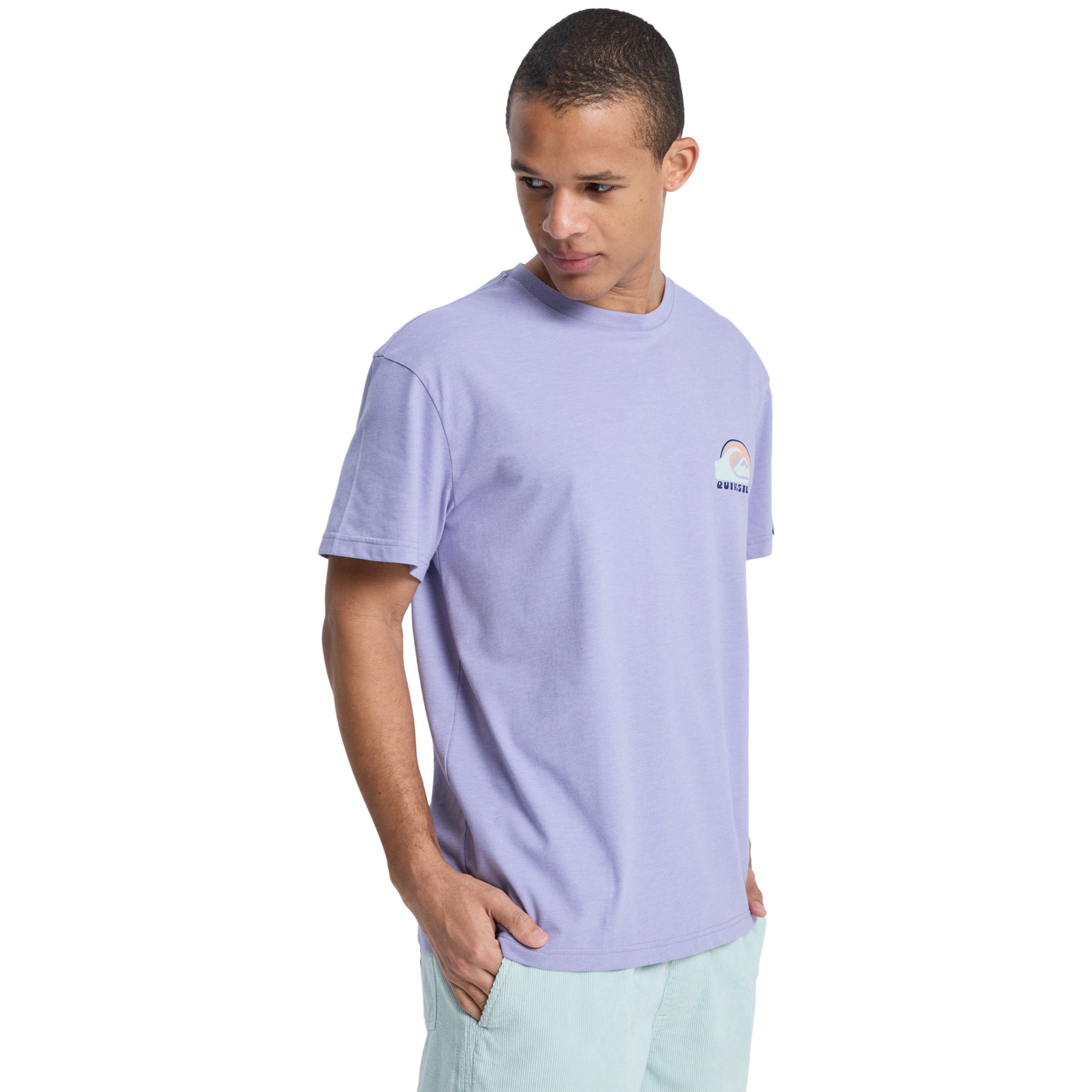 Camiseta de hombre Hellbender Quiksilver - Morado Morado-3