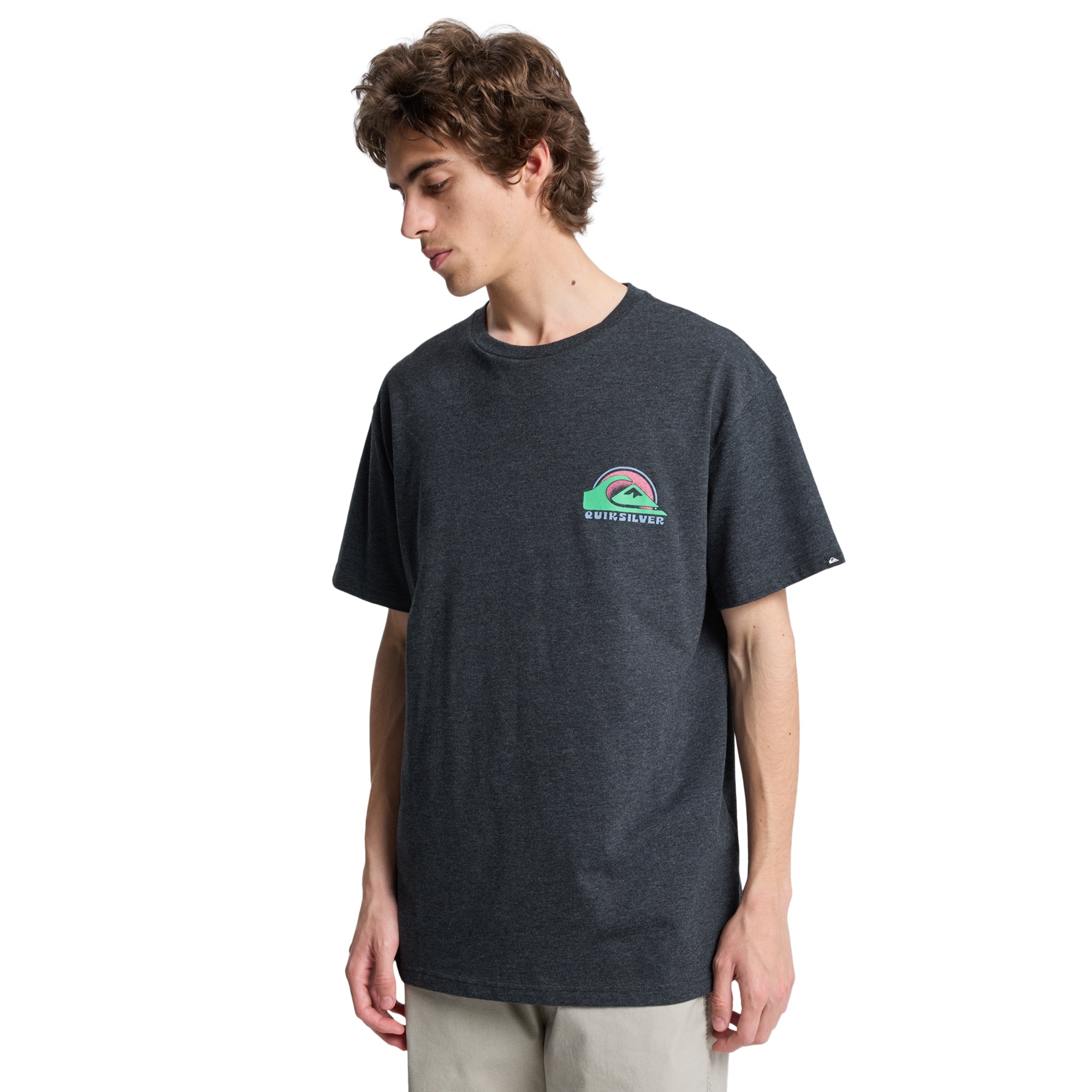 Camiseta de hombre Hellbender Quiksilver - Negro Negro-1