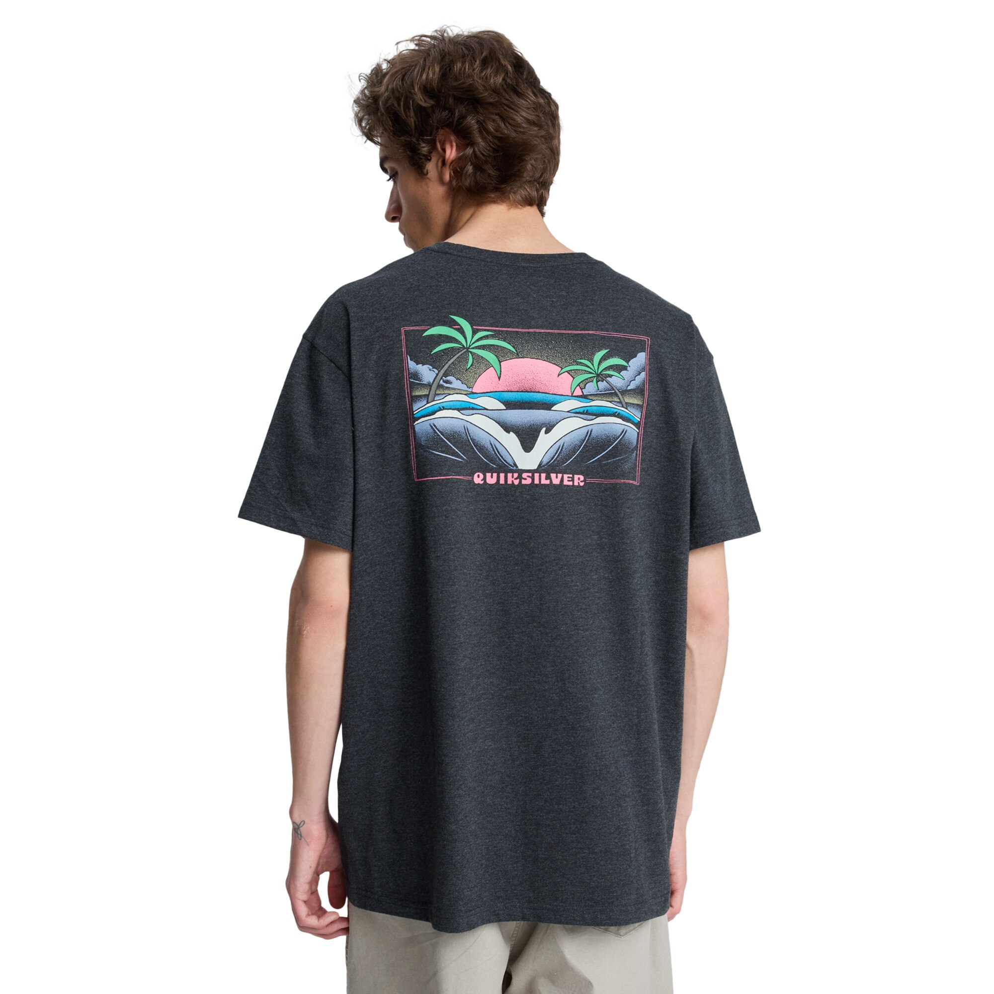 Camiseta de hombre Hellbender Quiksilver - Negro Negro-2