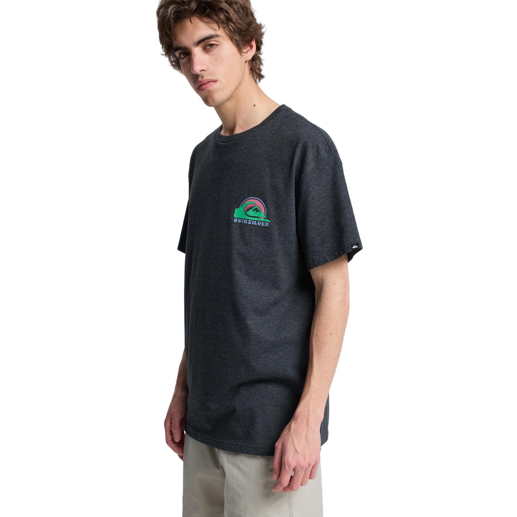 Camiseta de hombre Hellbender Quiksilver - Negro Negro-3