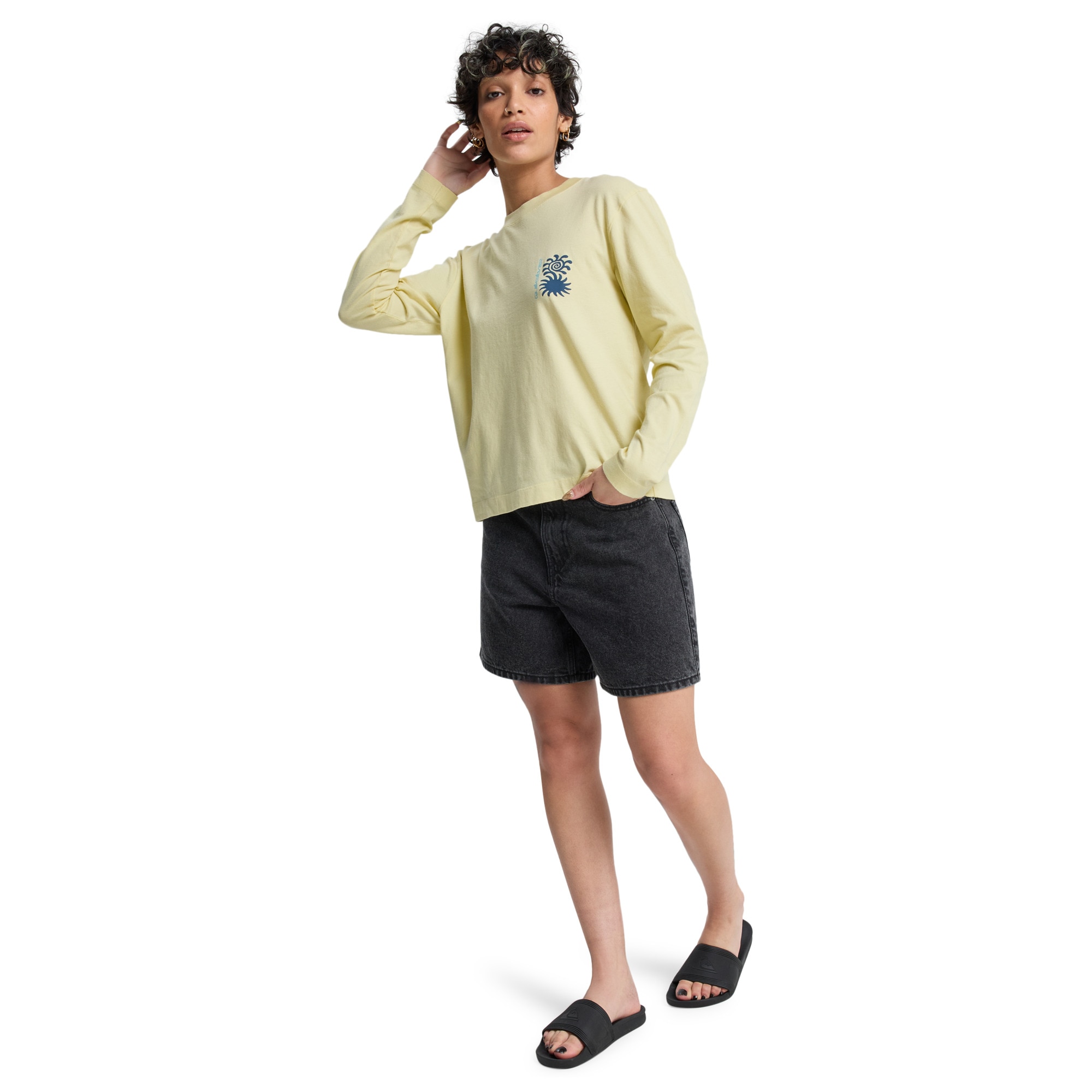 Imagen 5 de Camiseta de mujer Standard Quiksilver - Verde Verde