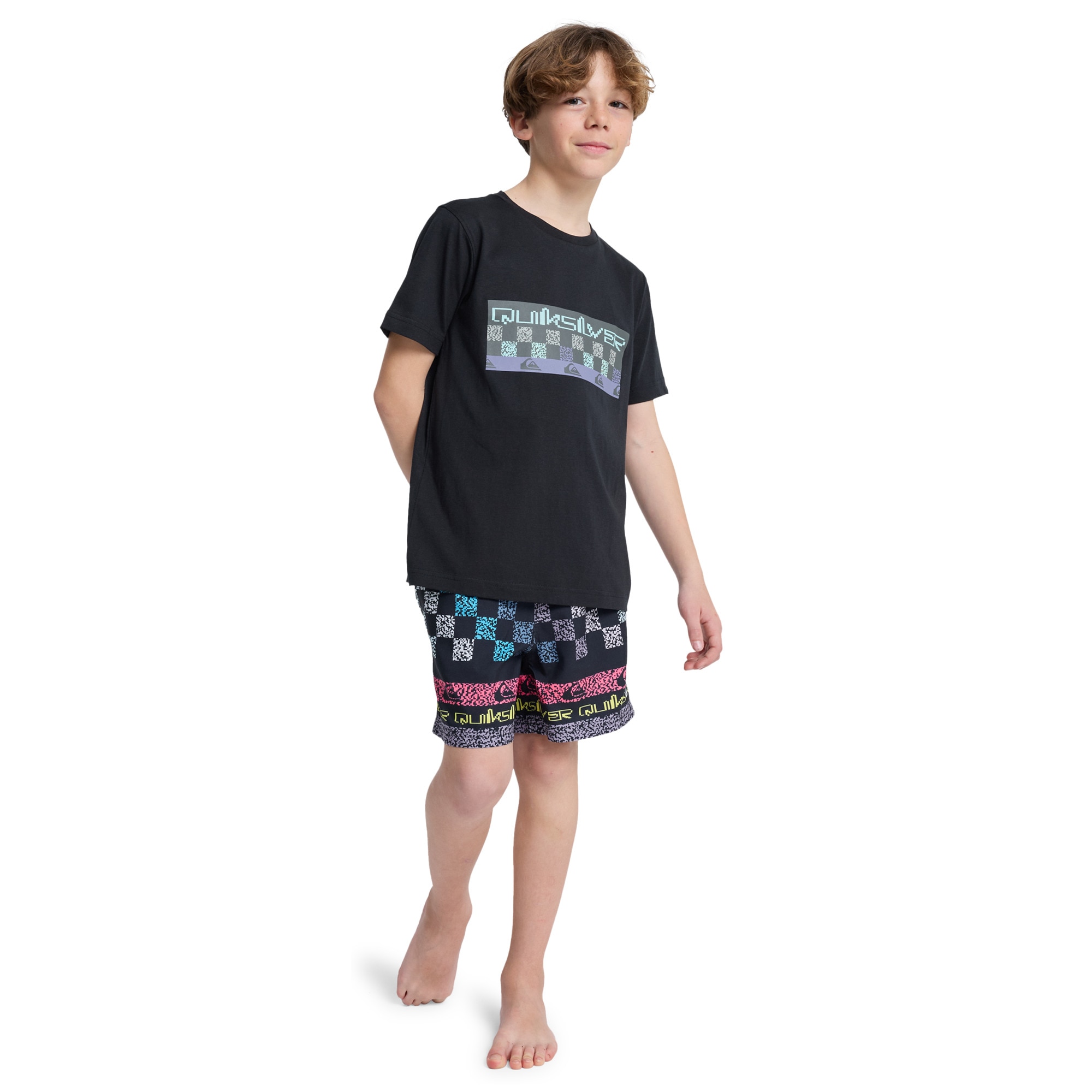 Camiseta de niños Next Gen Quiksilver - Negro Negro-5