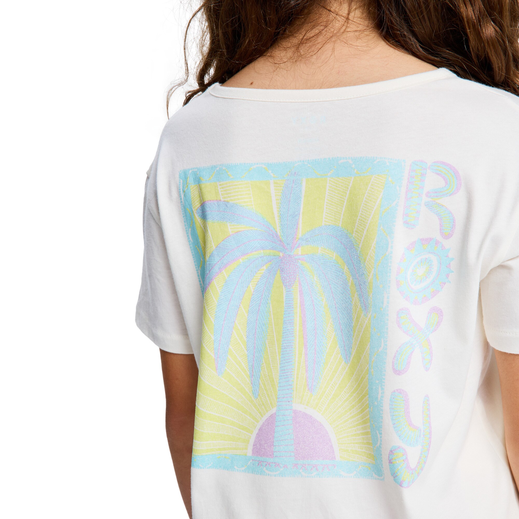 Camiseta de niños Lilyregular Night Vintage Roxy - Blanco Blanco-4