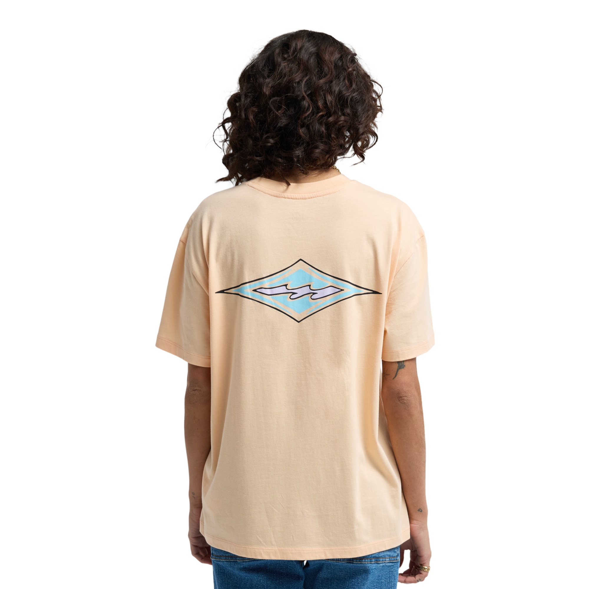 Camiseta de mujer Heritage Baker Billabong - Rosa Rosa-2