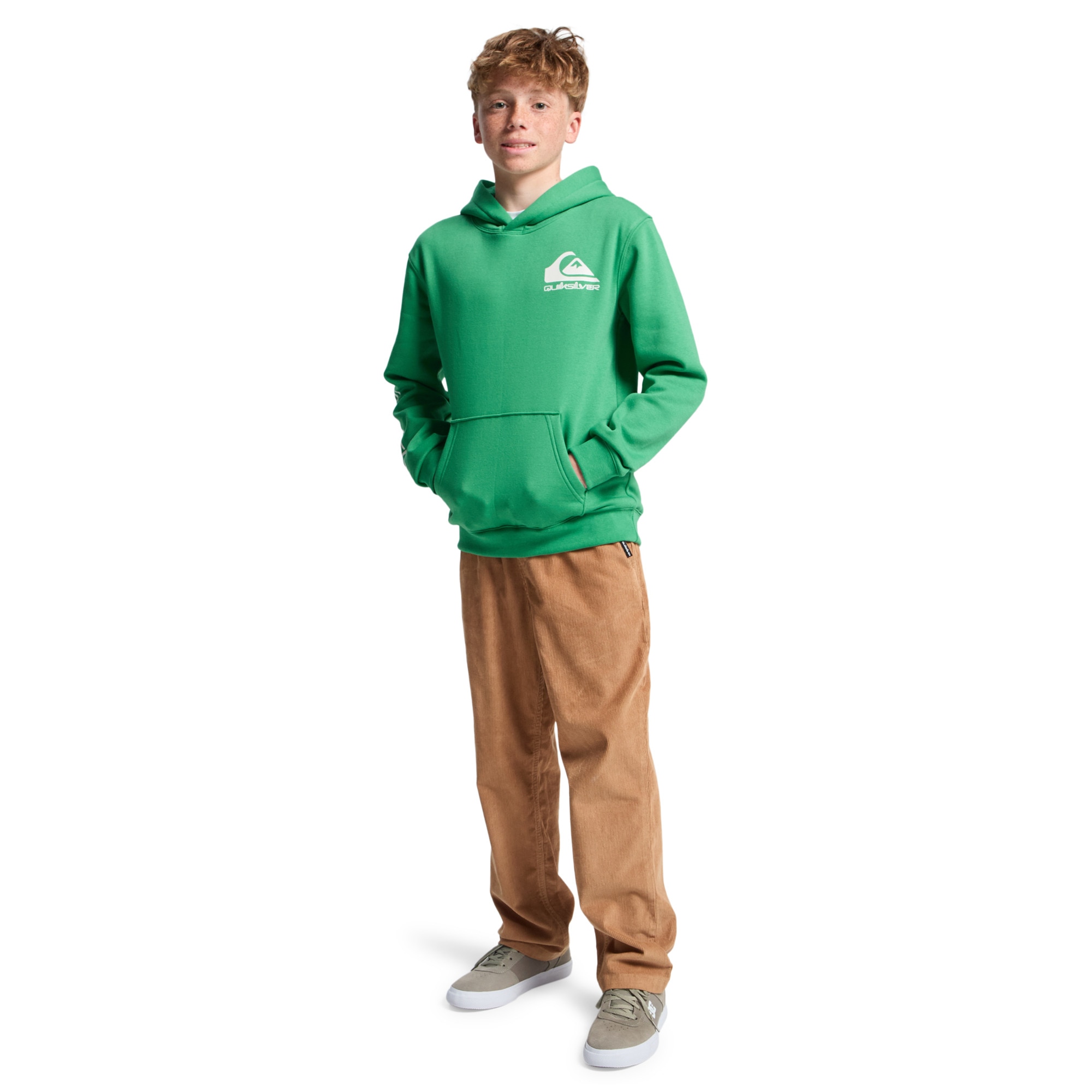 Sudadera de niños Omni Logo Quiksilver - Verde Verde-5