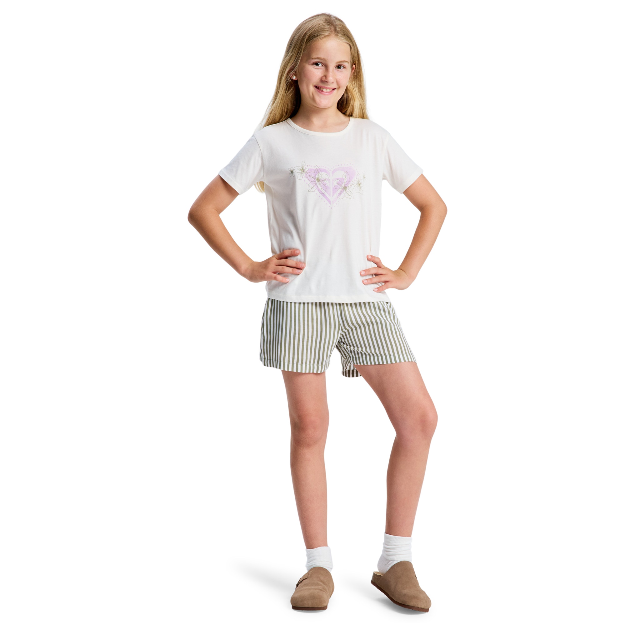 Camiseta de niños Lilyregular Night Roxy - Blanco Blanco-4