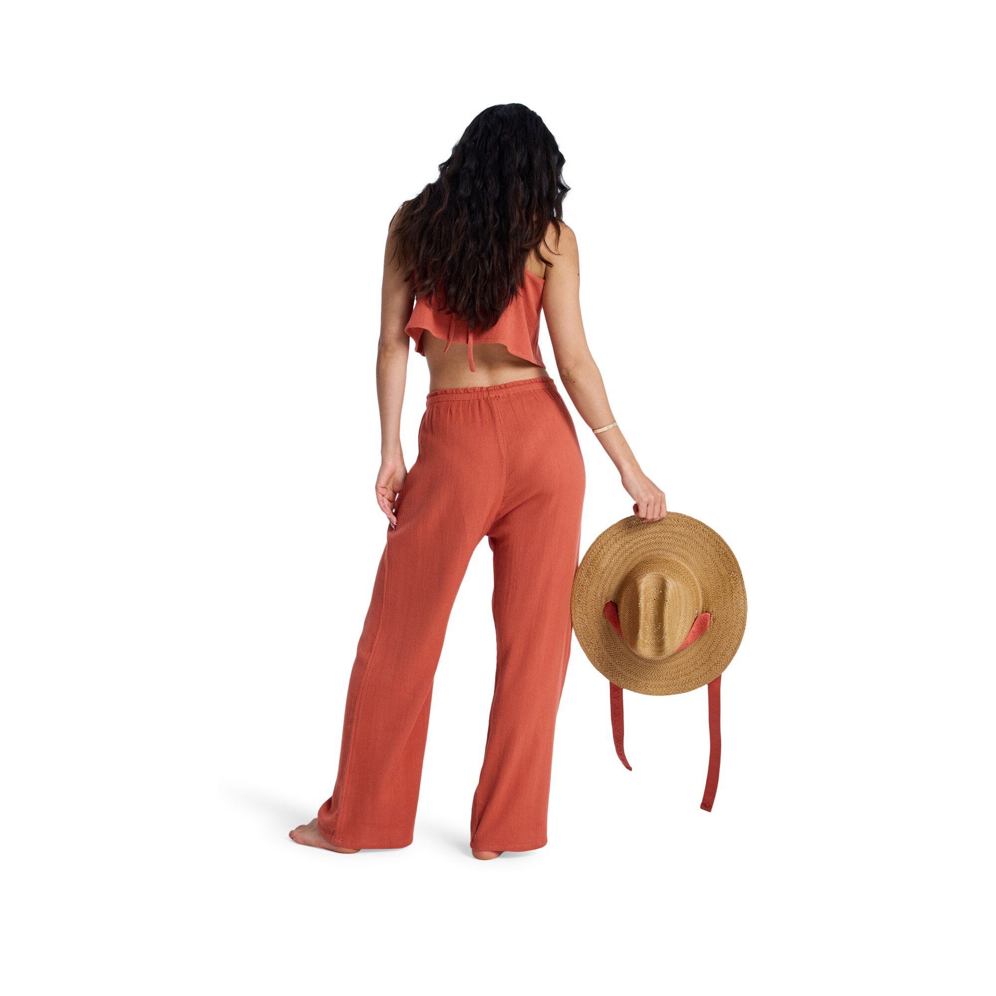 Pantalón de mujer Nazare Surf Spot Roxy - Naranja Naranja-2