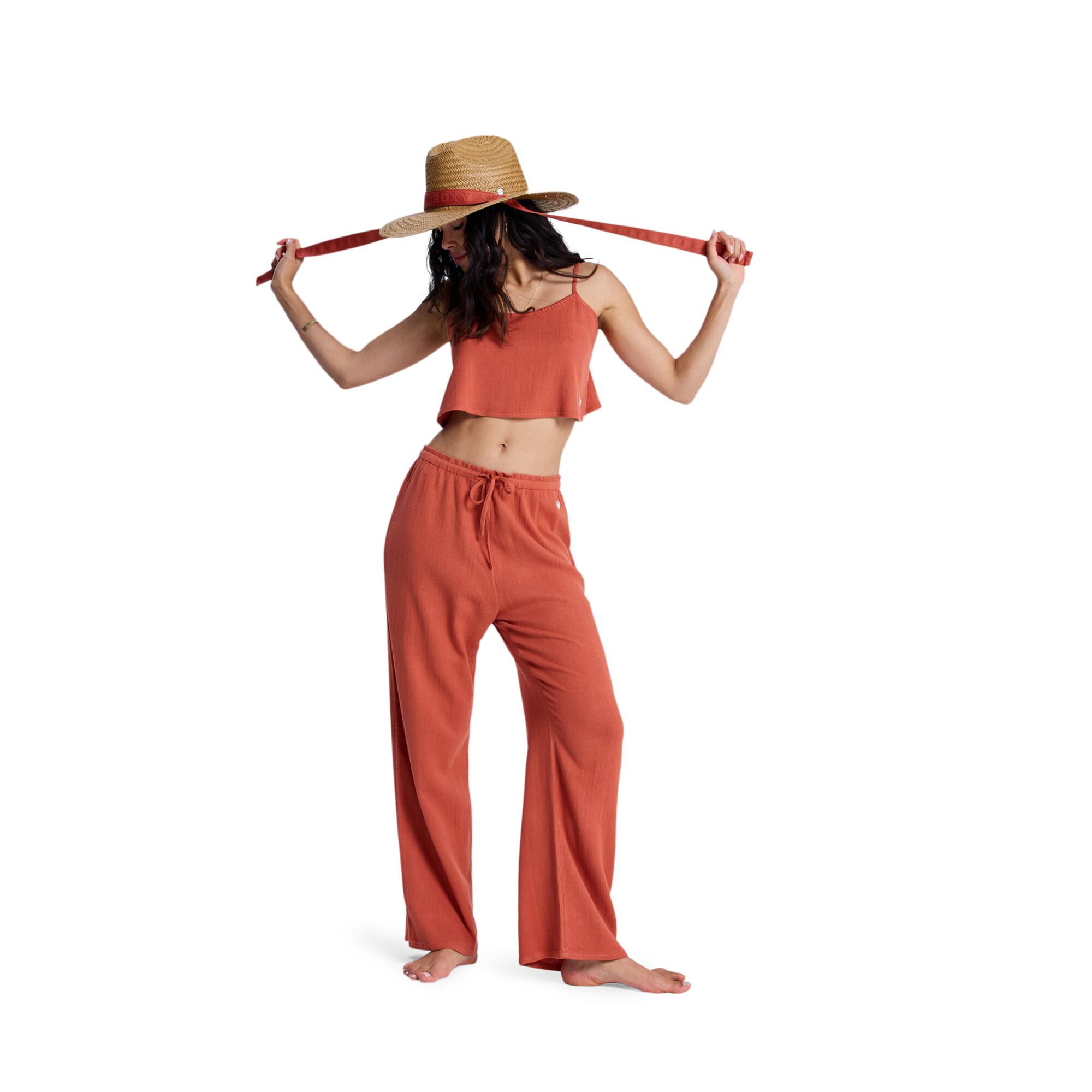Pantalón de mujer Nazare Surf Spot Roxy - Naranja Naranja-5