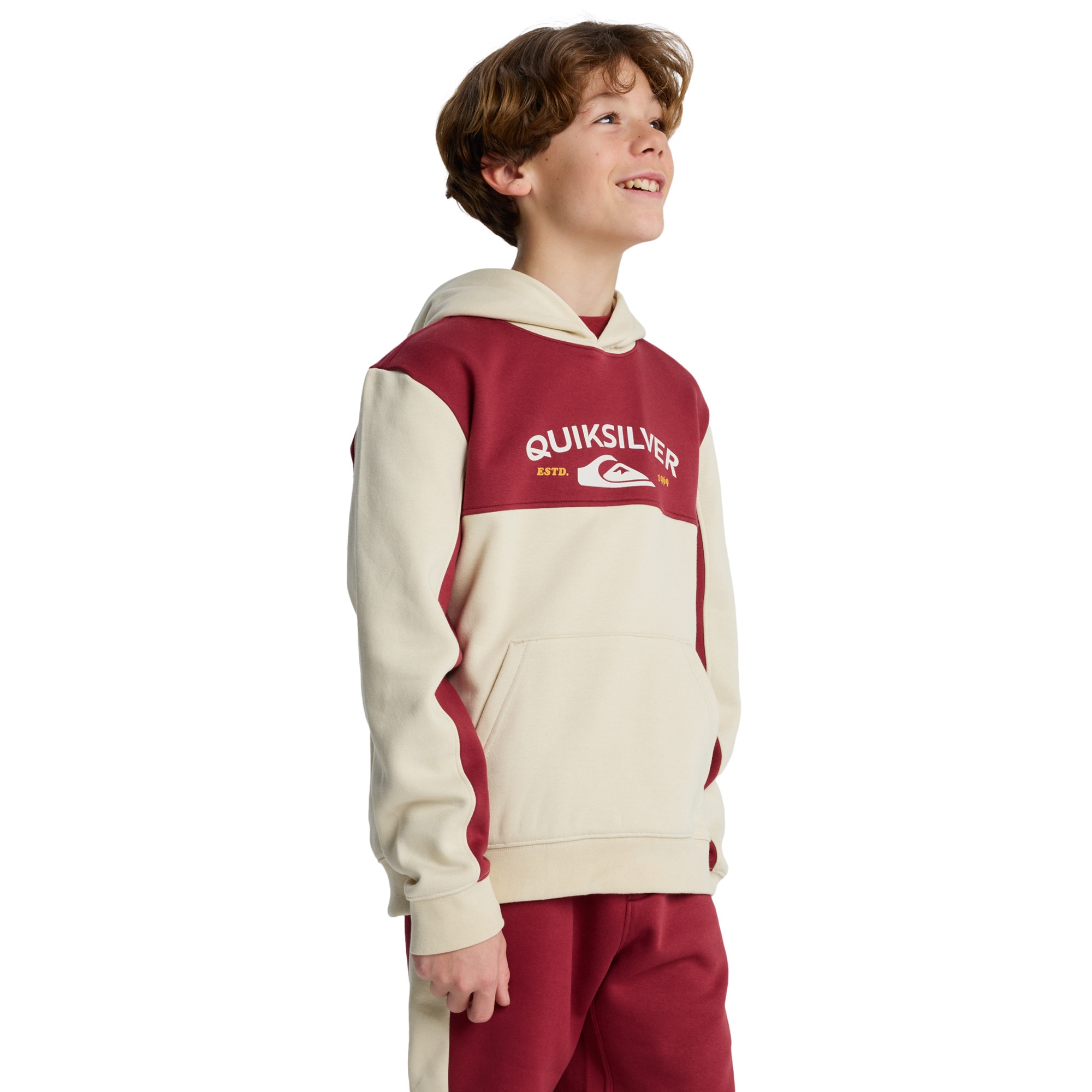 Imagen 3 de Sudadera de niños Knowledge Area Quiksilver - Blanco Blanco