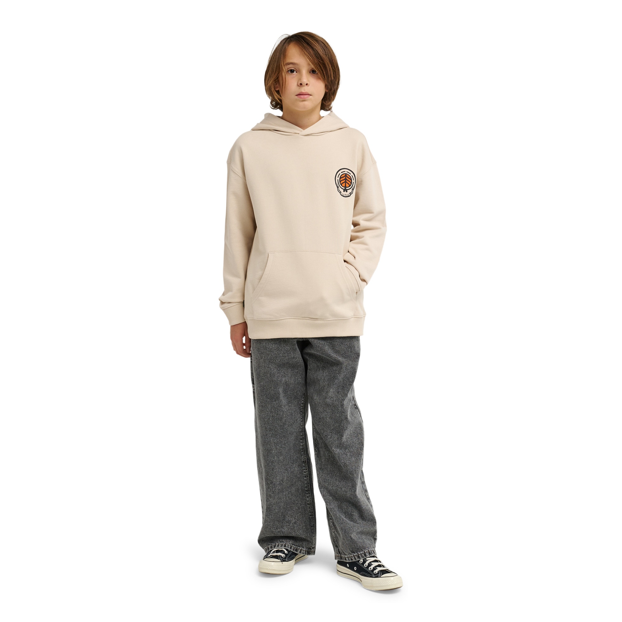 Sudadera de niños Timber Hermit Element - Beige Beige-4