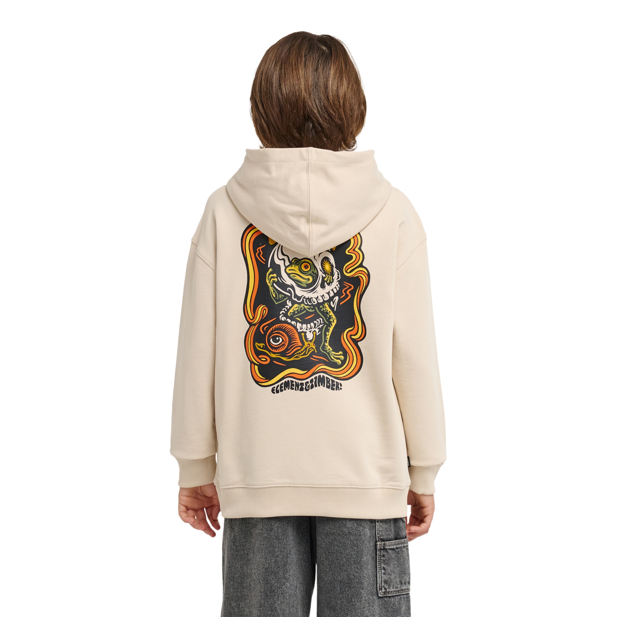 Sudadera de niños Timber Hermit Element - Beige Beige-5